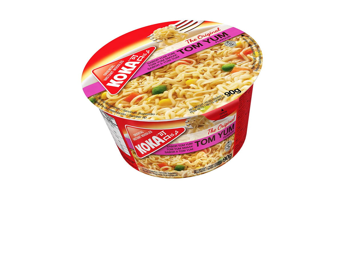 KOKA Original Tomyam Flavour Oriental Style Instant Noodles - 12 x 90 g