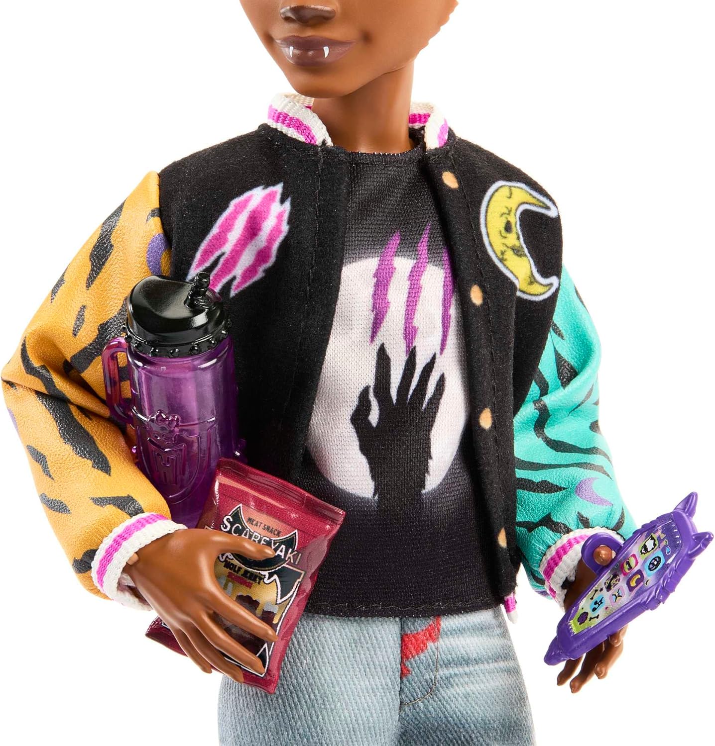 Monster High Clawd Wolf Doll with Rockseena Pet & Accessories - 9-Piece Set for Kids 4+ 6