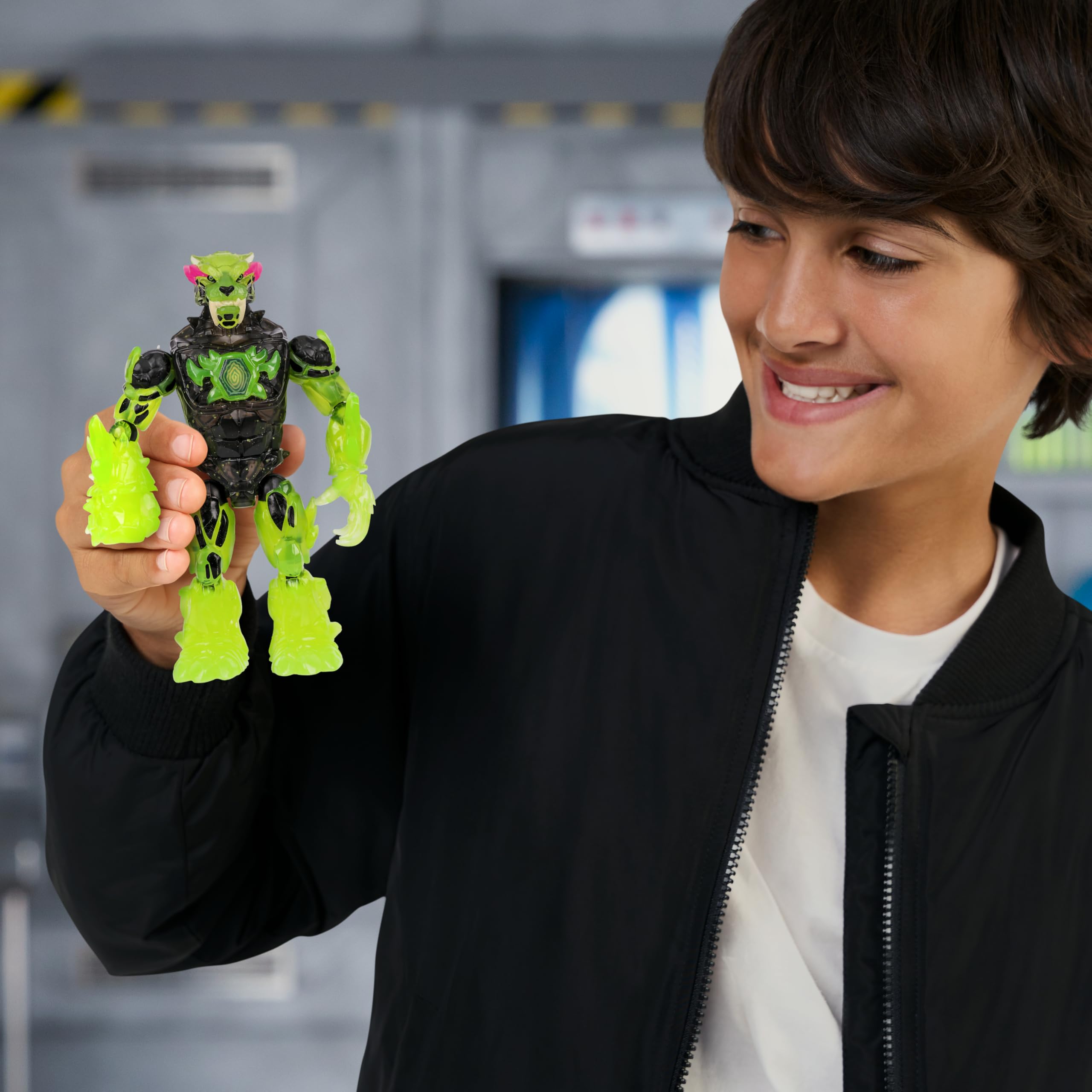 MRBEAST LAB Hyper Fusion Mutators Atomic Earth Panther Action Figure | 5.5 Inches | 20+ Points of Articulation 2