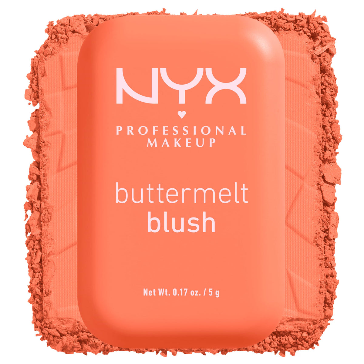NYX PROFESSIONAL MAKEUP Buttermelt Powder Blush - Up To 12H Wear, Seamless Blending, Vegan Formula, Shade: Sooner The Butta