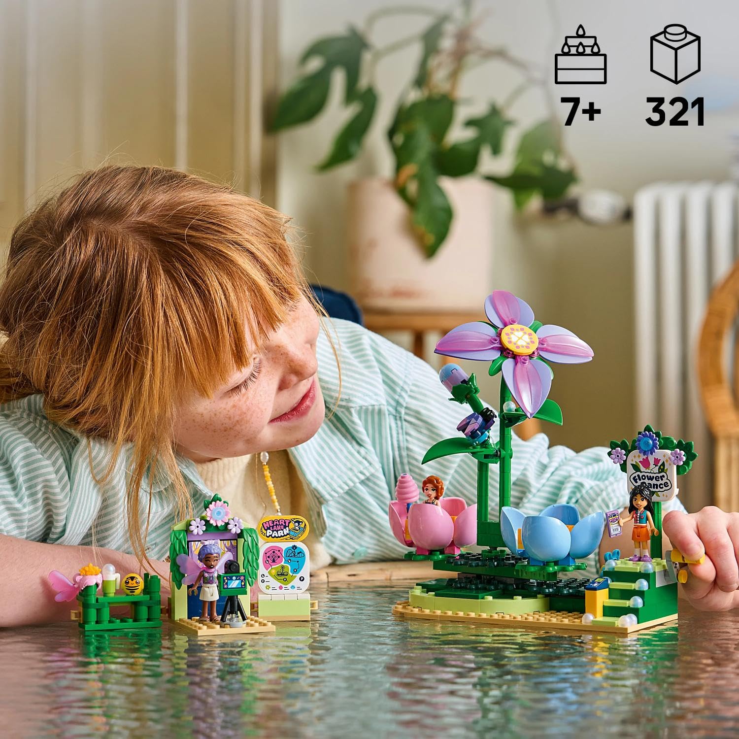 LEGO Friends Spinning Flower & Fairy Teacup Ride Building Set | Ages 7+ | Model 42702 2