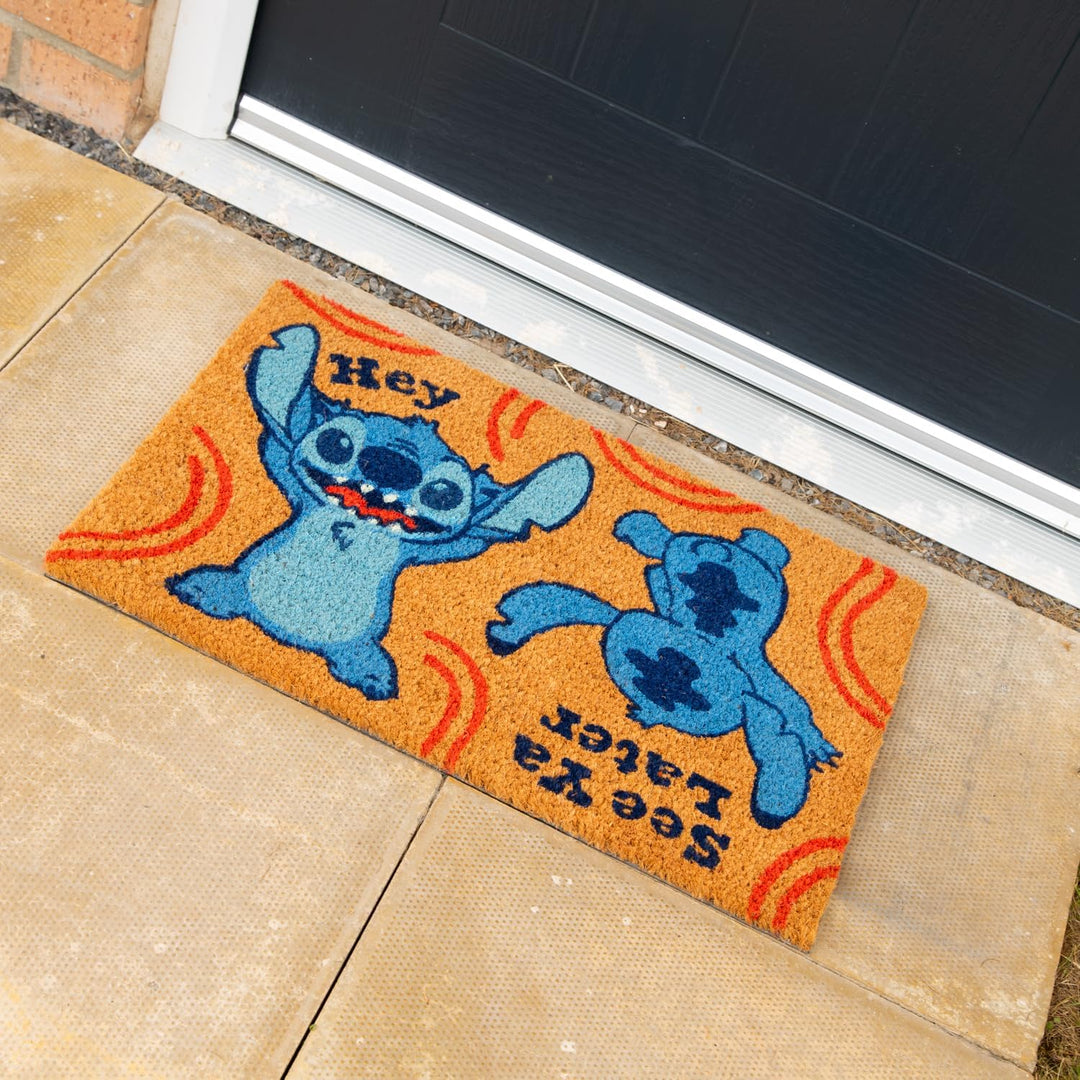 Pyramid International Disney Lilo and Stitch Hey/See Ya Later Inside Outside Doormat (Multi-Colored)