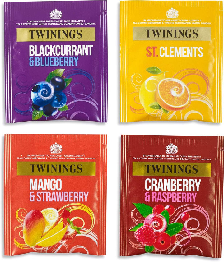 Twinings Fruit Selection Mixed Set of 80 Tea Bags (4 x 20 Tea Bags)