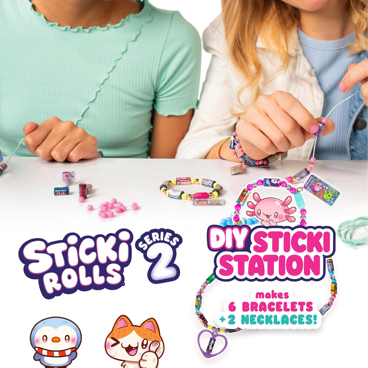 Sky Castle Sticki Rolls Series 2 - Sticki Station S2 Wearable & Shareable Sticker Craft Kit