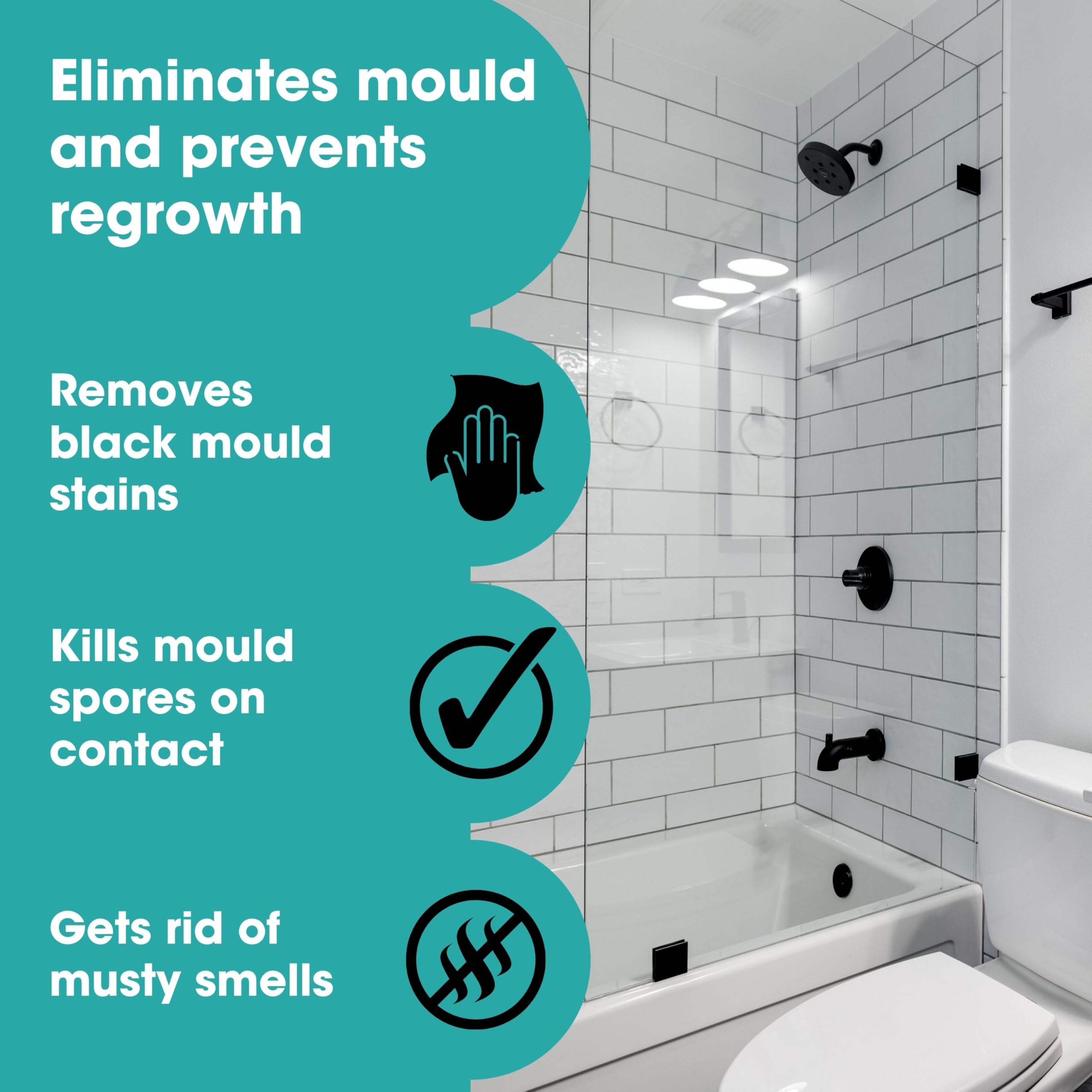 Furniture Clinic Mould Removal & Prevention Kit - Dual Action Cleaner | Unscented Liquid 2