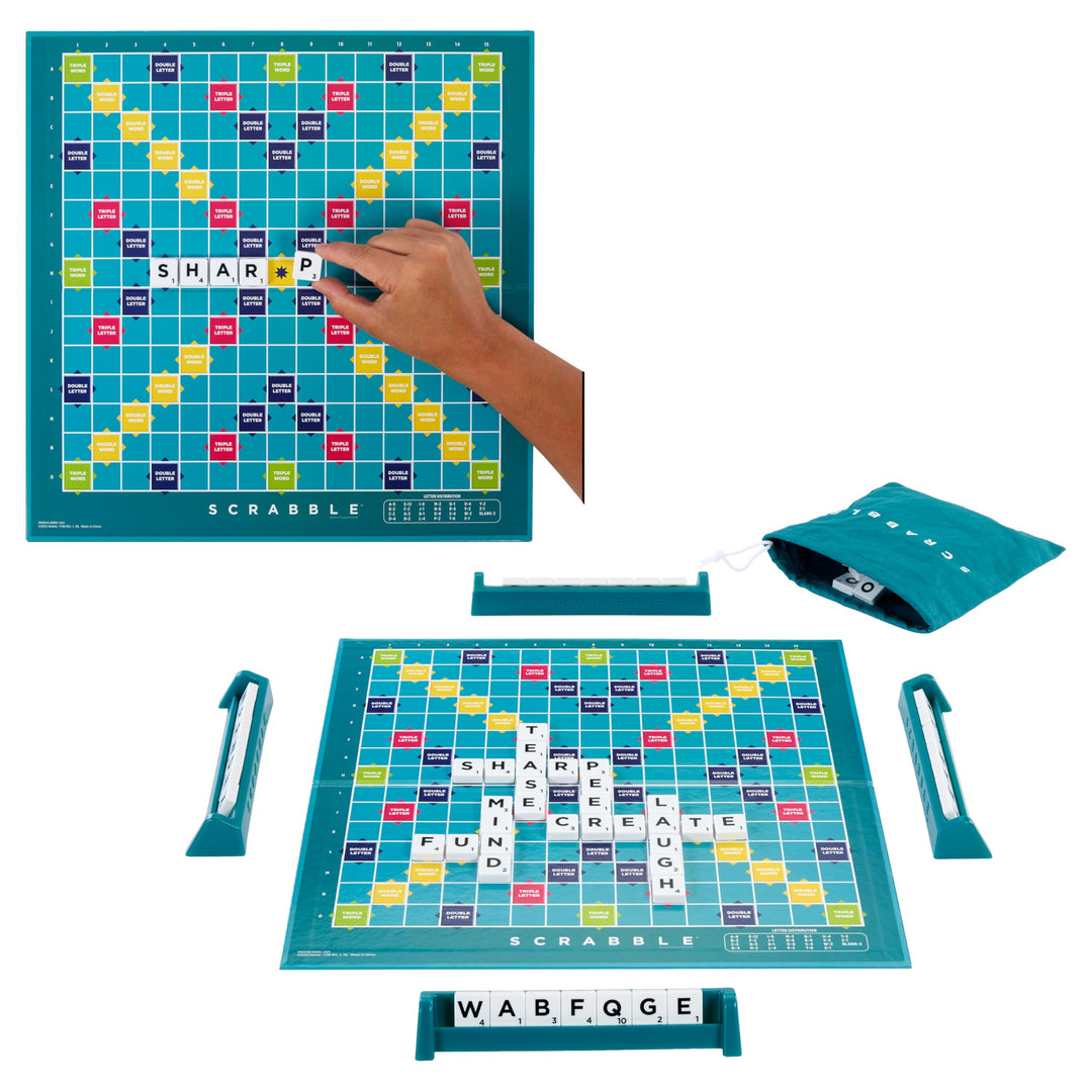 Mattel Games Scrabble German Edition Board Game HWD45