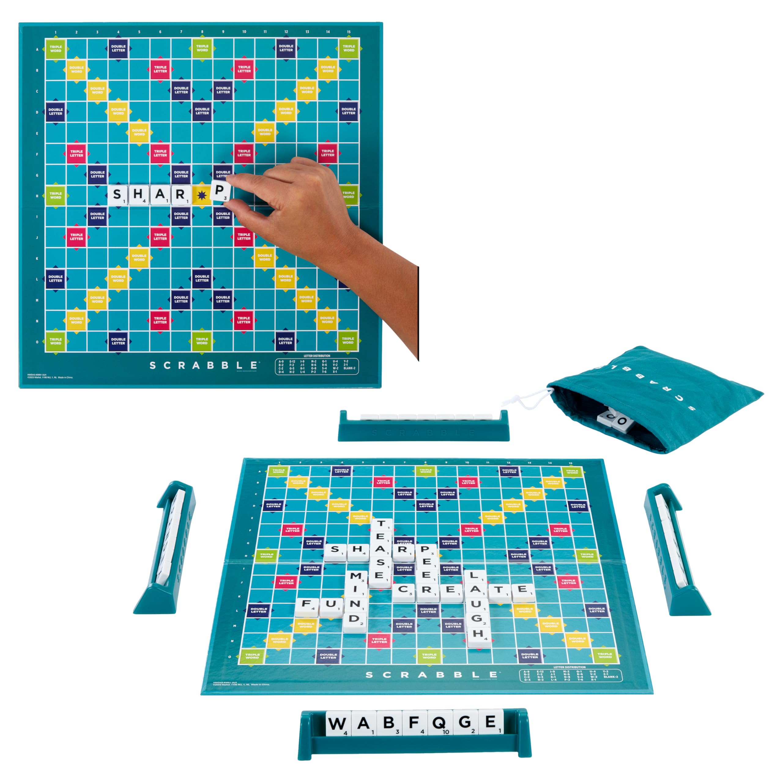 Mattel Games Scrabble German Edition Board Game HWD45 4