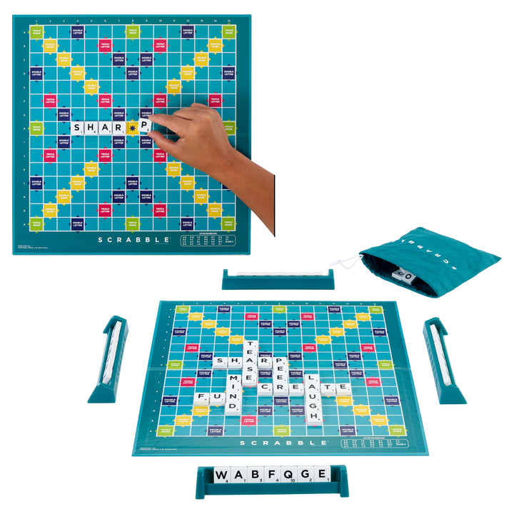 Mattel Games Scrabble German Edition Board Game HWD45