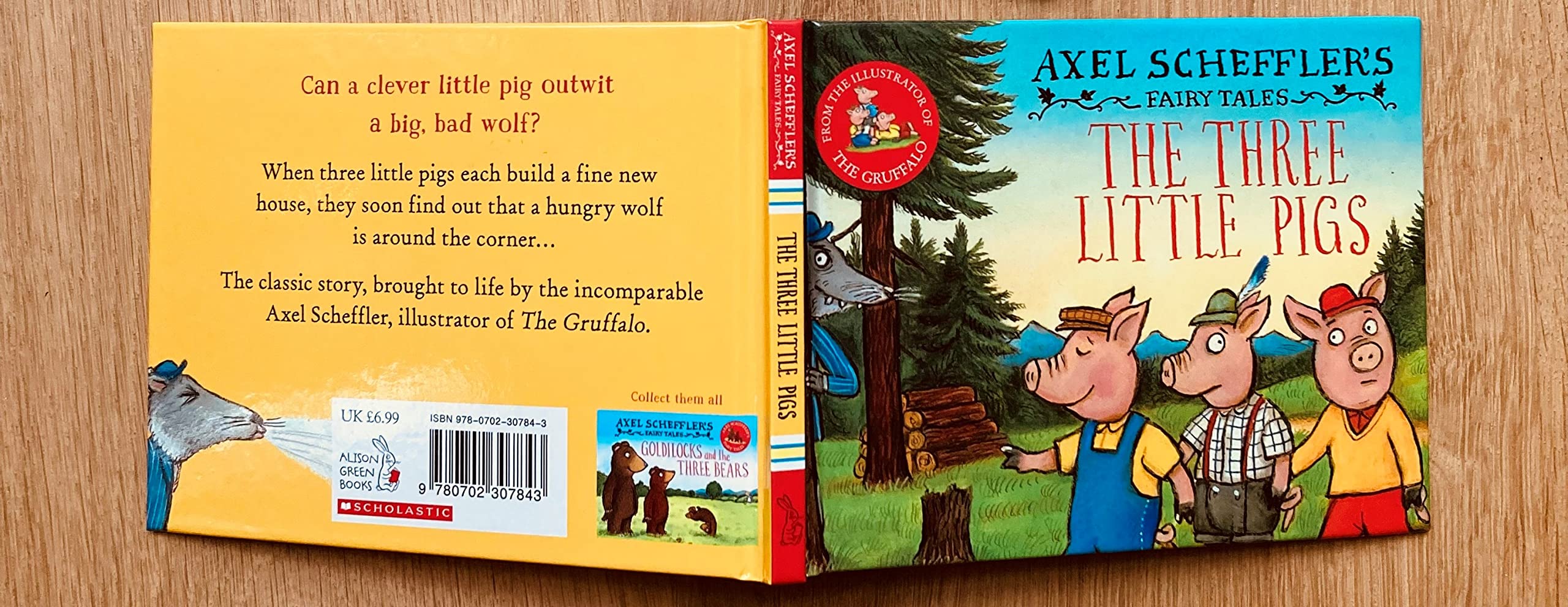 The Three Little Pigs and the Big Bad Wolf - Classic Fairy Tale | Hardcover 2