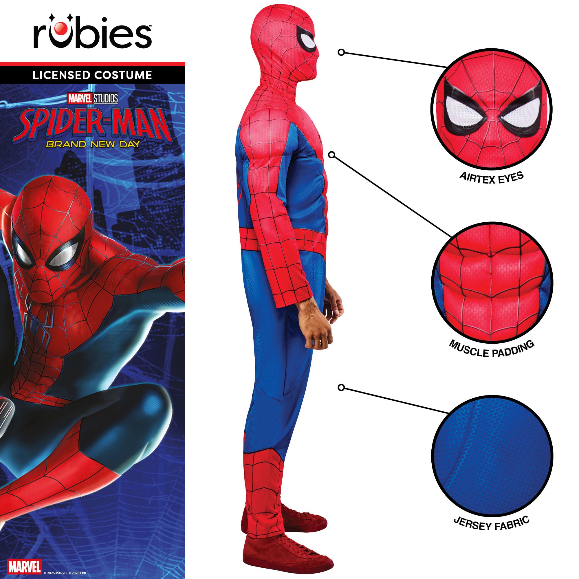 Rubies Spider-Man Brand New Day Deluxe Costume - Adult Men's Medium 3