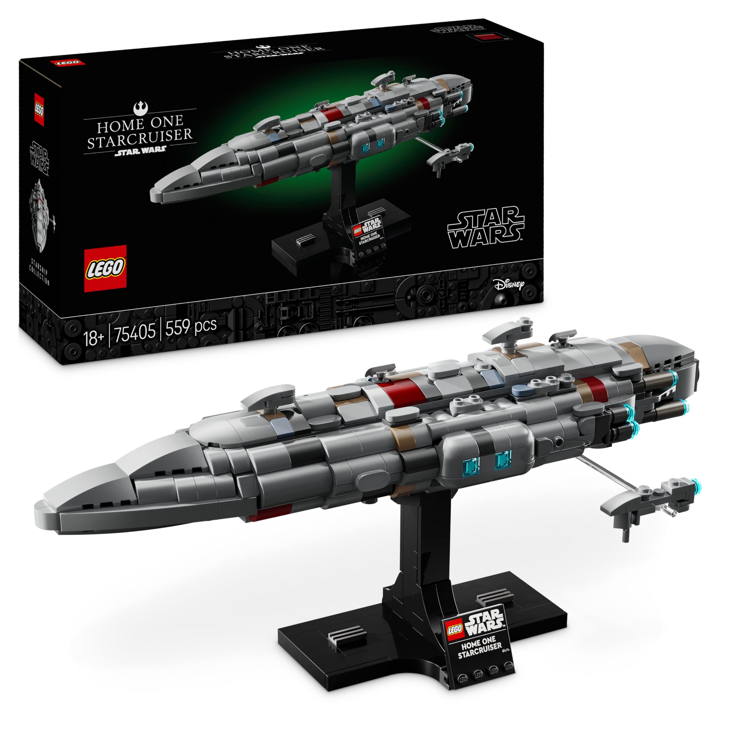 LEGO Star Wars 75405 Home One Starcruiser Building Set | 2025 Release | Ages 18+ 1