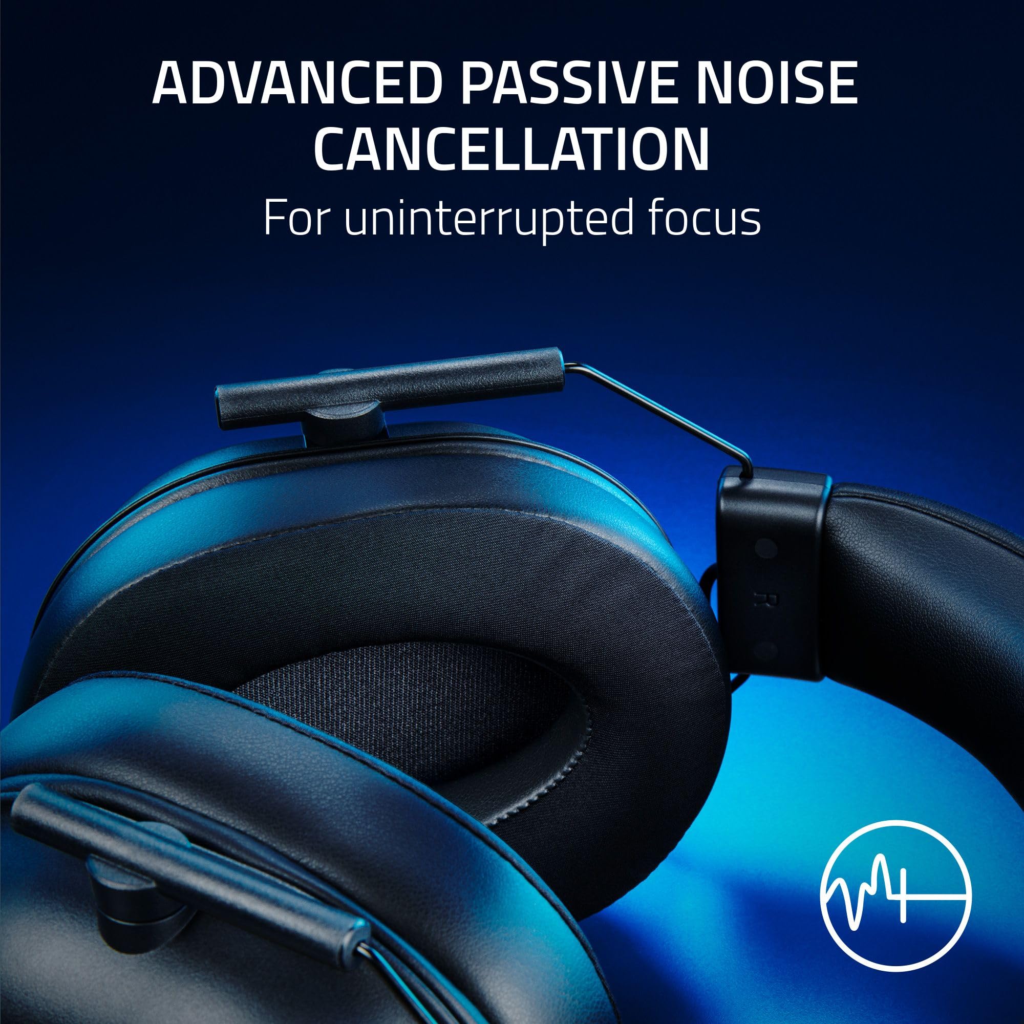 Razer BlackShark V2 X Wired Esports Headset for PlayStation | 50mm Drivers, Cardioid Mic, 240g 4