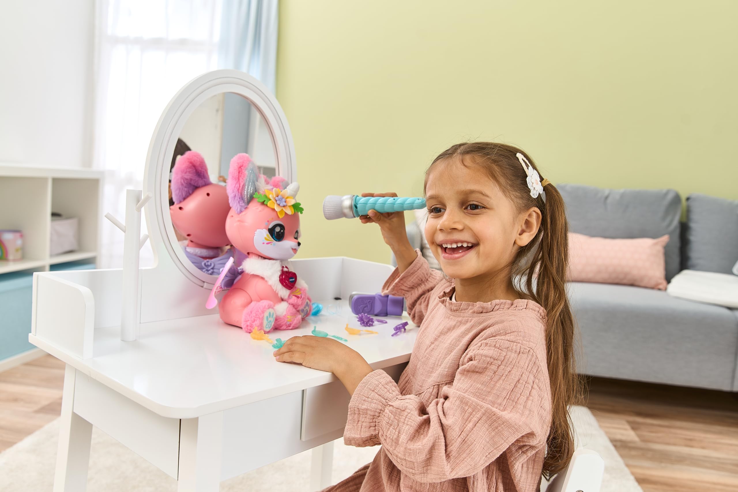 VTech Magical Makeover Fairy Fox Interactive Musical Toy with Sensory Features 3