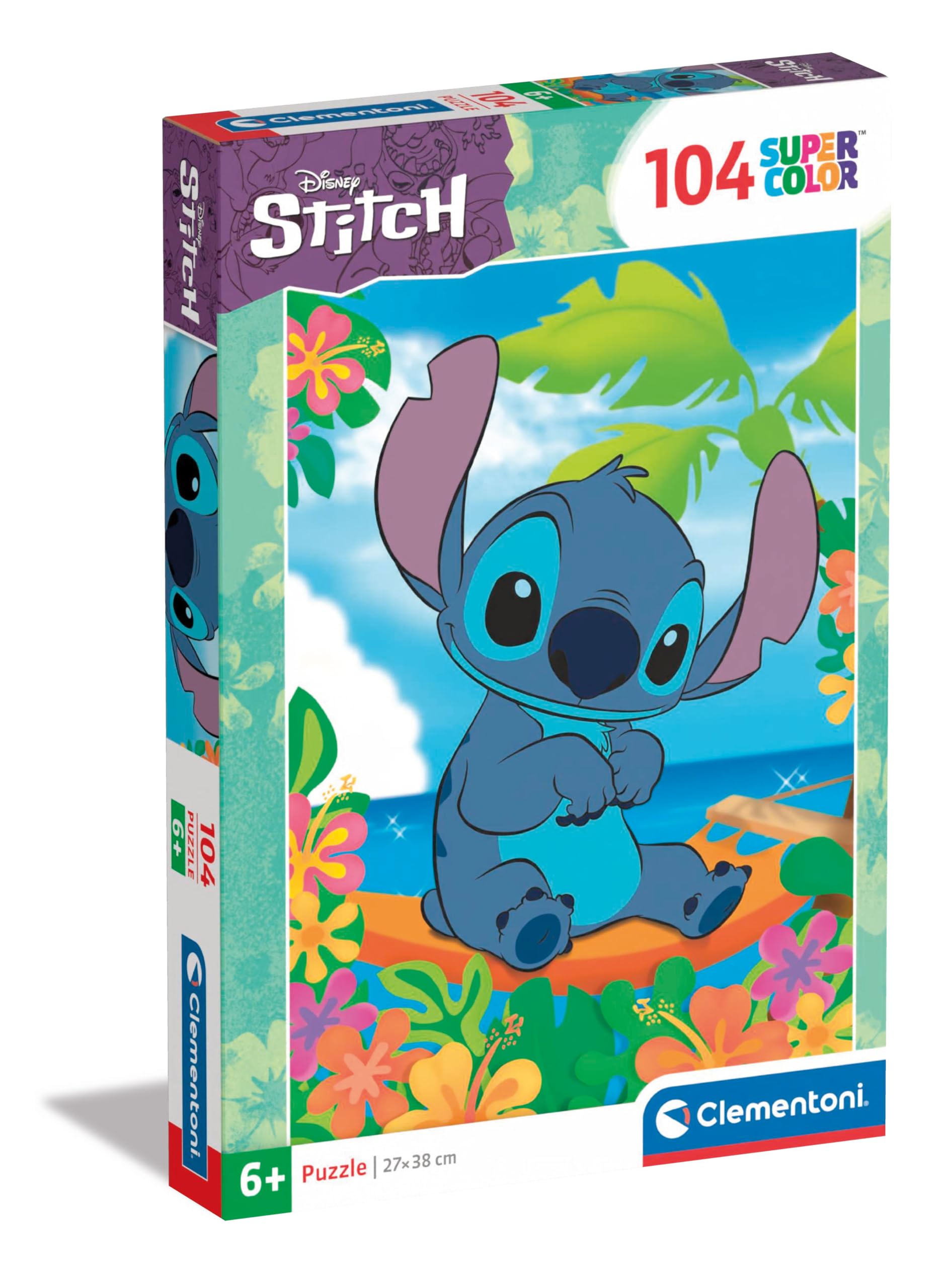 Clementoni Disney Stitch 104-Piece Jigsaw Puzzle - Educational Kids Puzzle for Ages 6-8 1