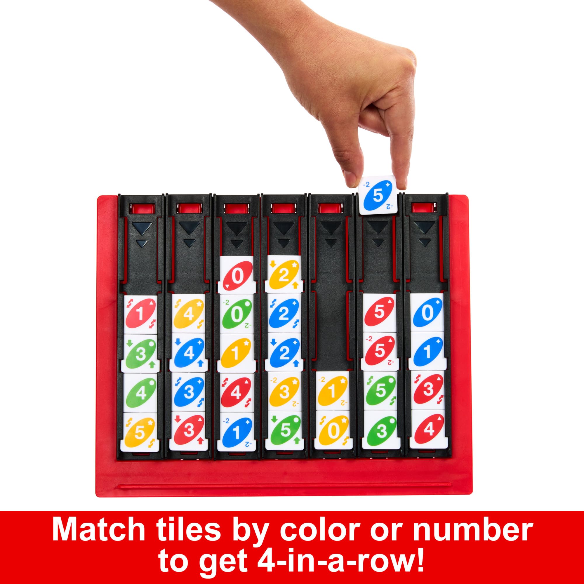 Mattel Games UNO Quatro Board Game 8