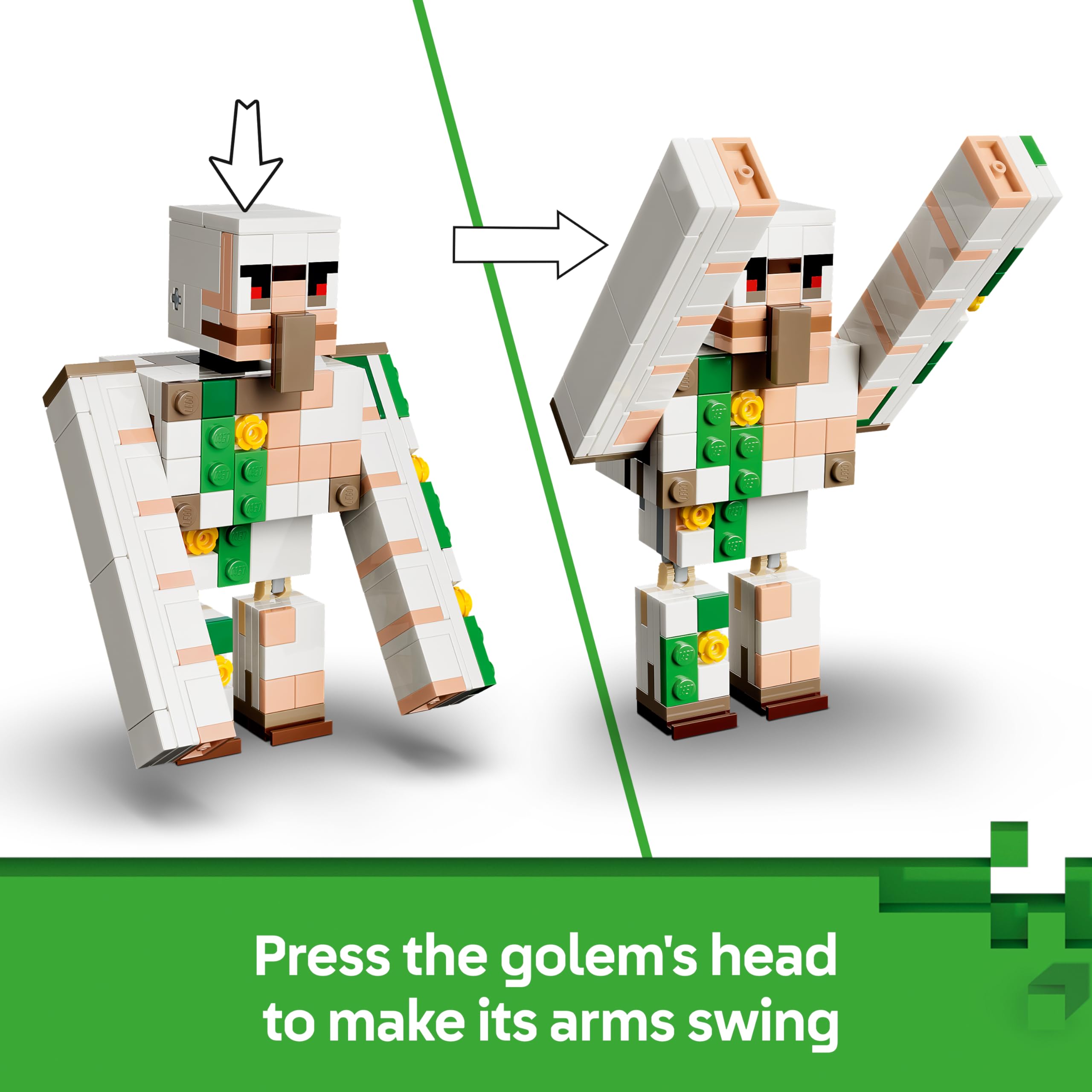 LEGO Minecraft Chicken Jockey Desert Attack Building Set | 6 Figures | Ages 9+ 6