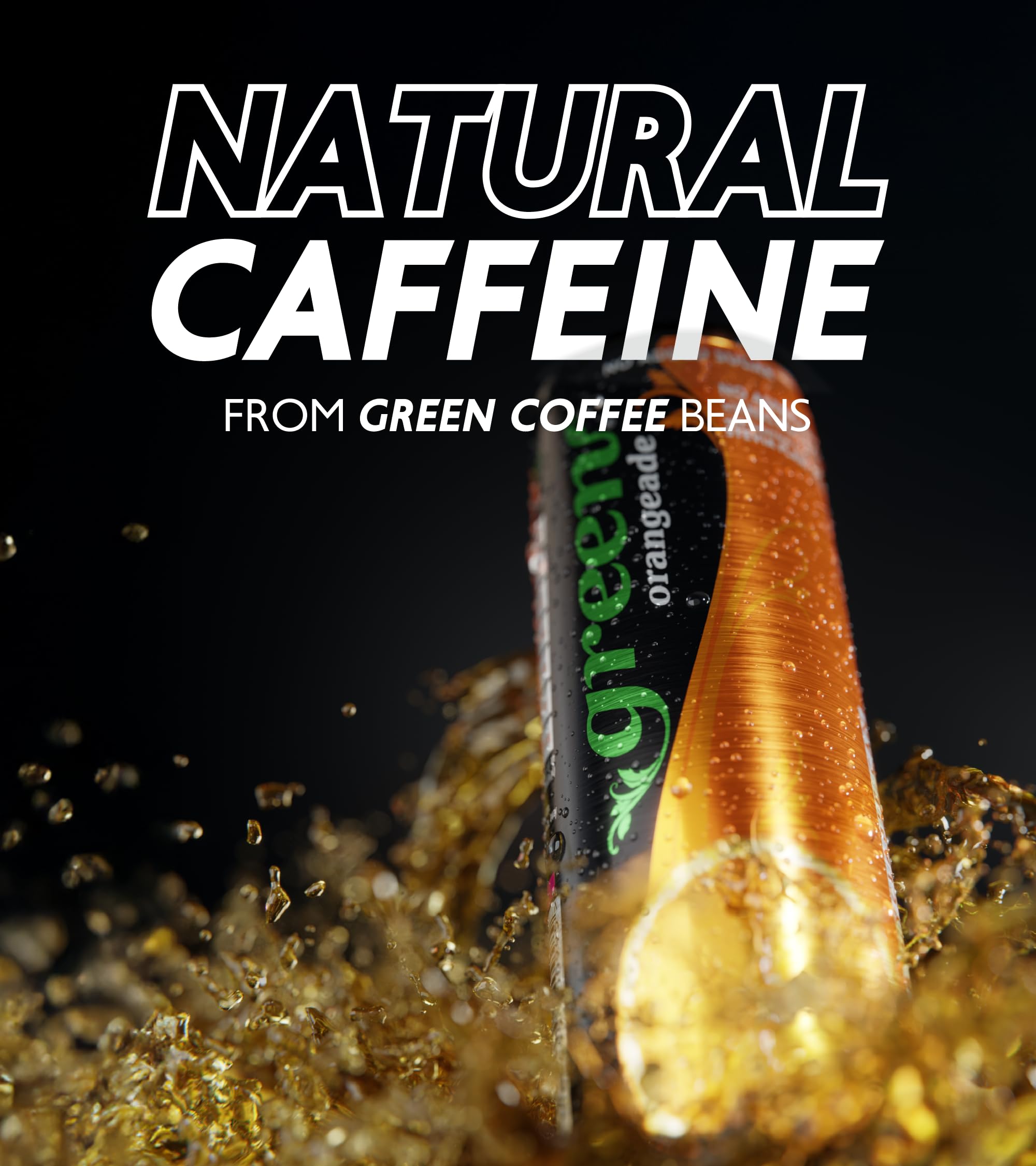 Green Cola Green Orangeade - Low Calorie Sparkling Soft Drink with 20% Natural Juice | 4 x 330ml Cans 2