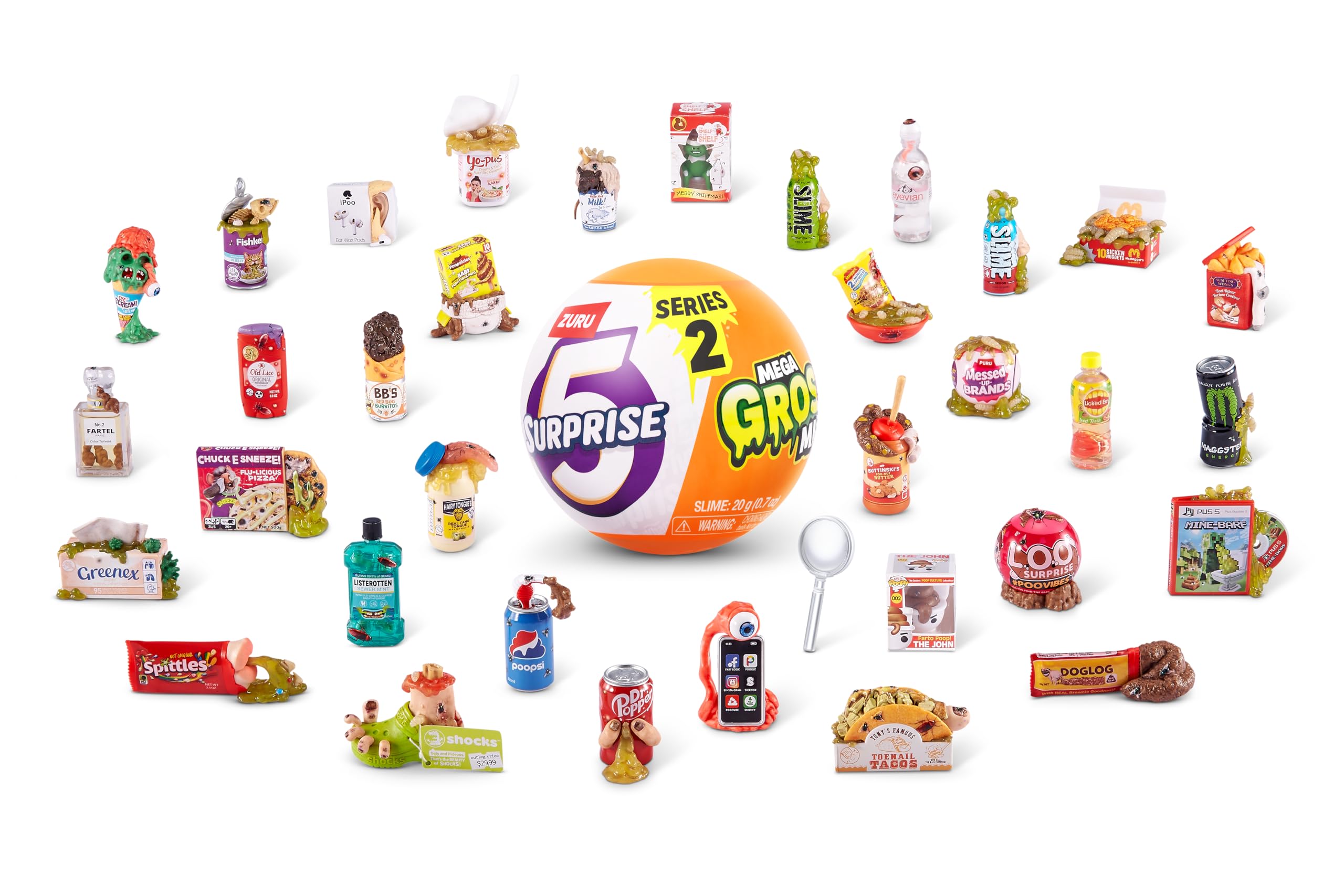 ZURU 5 Surprise Mega Gross Minis Series 2 - Parody Mini Collectibles (1 Capsule) 7