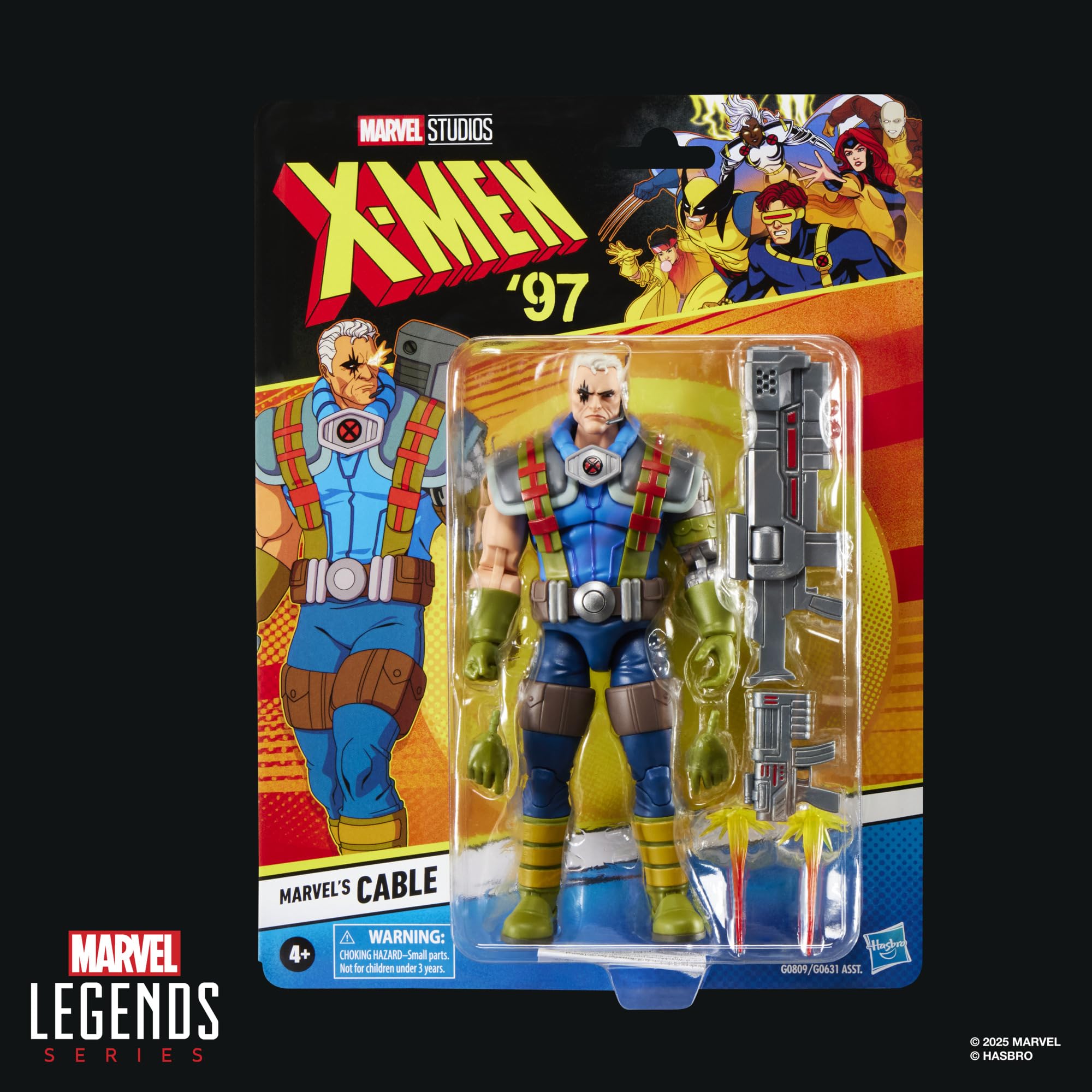 Marvel Legends X-Men '97 Cable Action Figure - 15 cm Scale, 6 Accessories, Ages 4+ 2