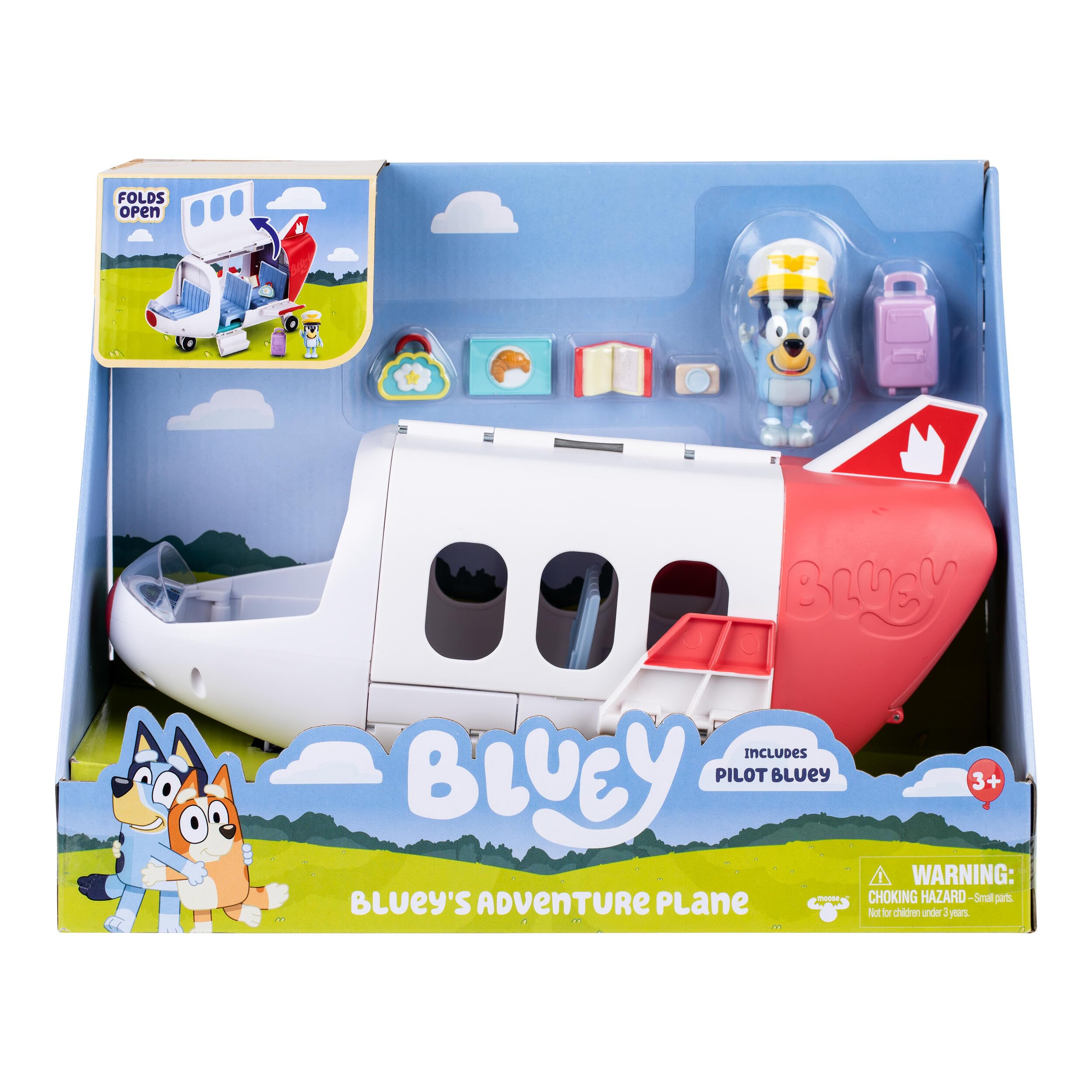 Bluey Adventure Plane - Interactive Playset | Ages 3+ | Plastic 2