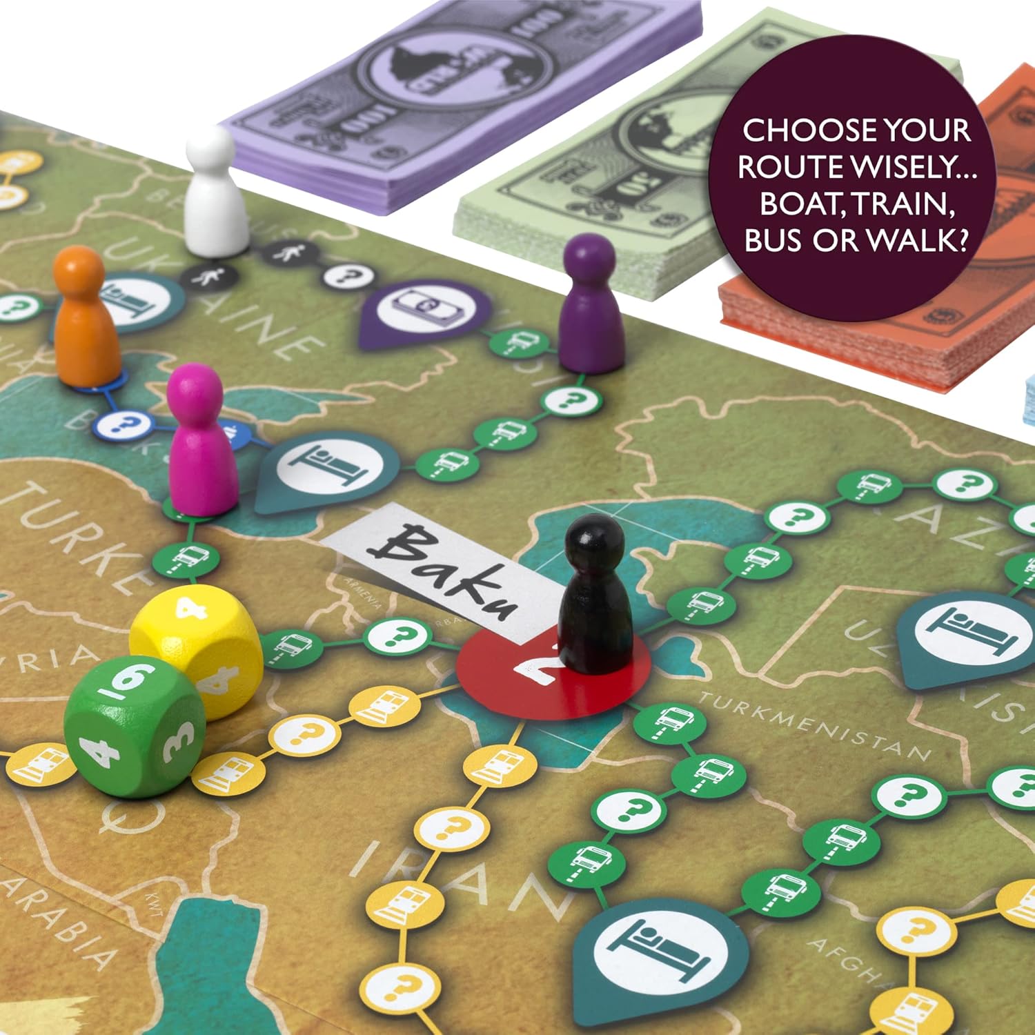 IDEAL Race Across the World: The Globe-Trotting Adventure Game | Board Game 2