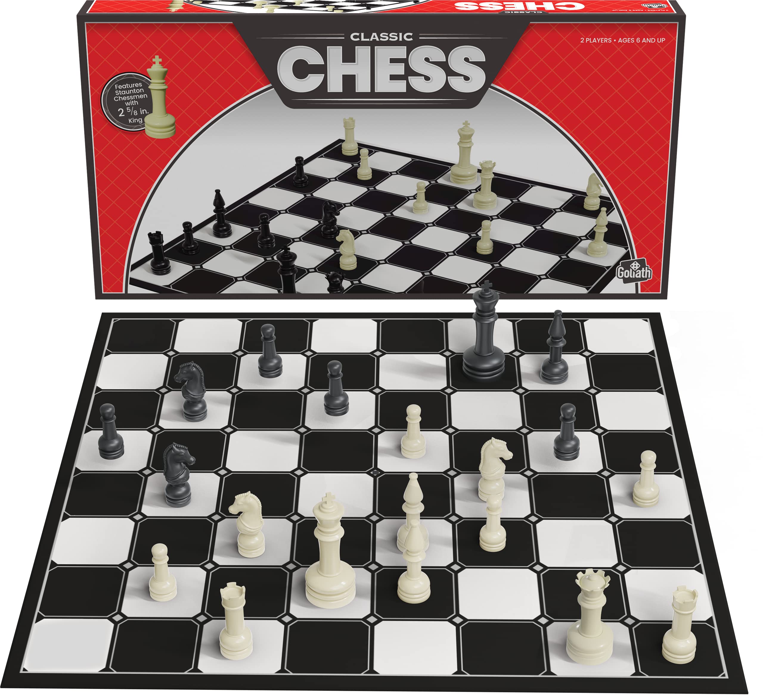 Goliath Classic Chess Set - Family Edition Strategy Game | Plastic | 2 Players 2