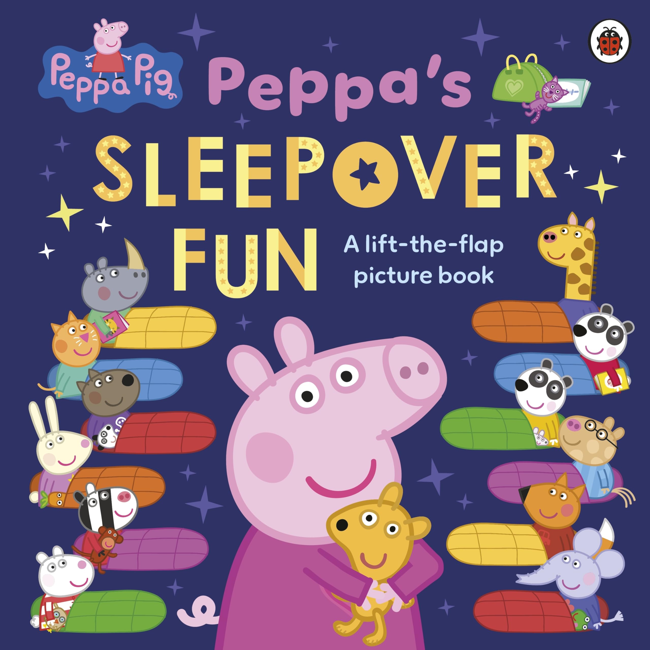 Ladybird Peppa Pig: Peppa's Sleepover Fun Lift-the-Flap Picture Book | Ages 3-7