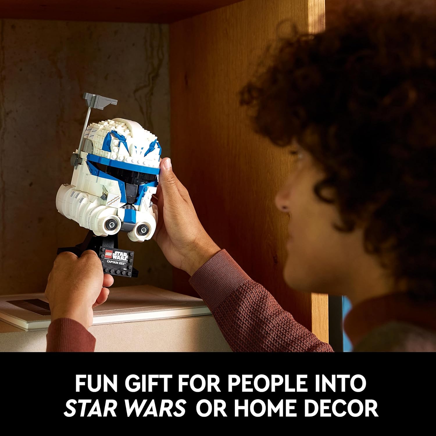 LEGO Star Wars Captain Rex Helmet 75349 - Collectible Building Set for Adults 3
