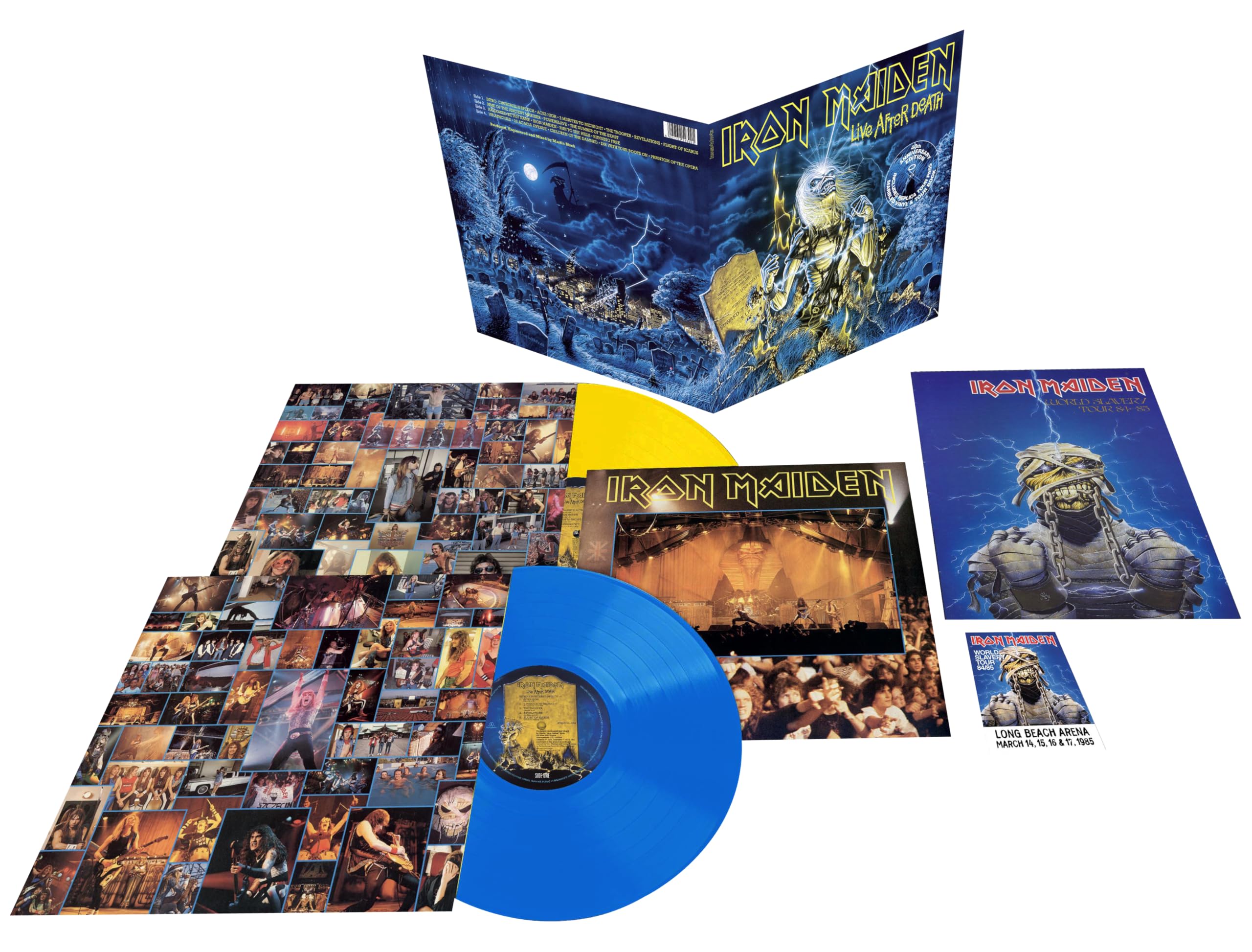 Iron Maiden - Live After Death (40th Anniversary Limited Collector's Edition) [2LP Blue & Yellow Vinyl] 4