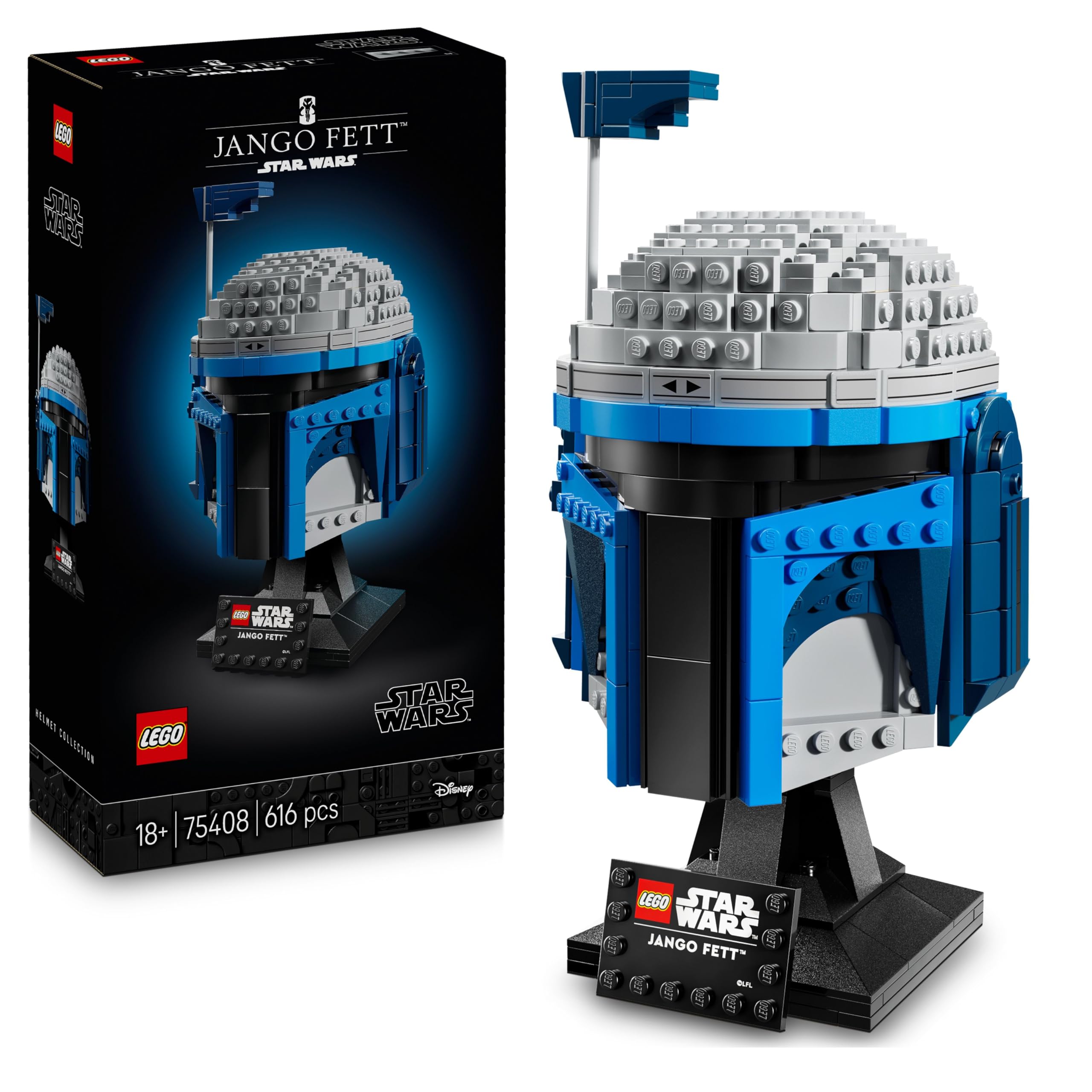 LEGO Star Wars 75408 Jango Fett Helmet - Building Set for Adults 18+ | 2025 Model 1