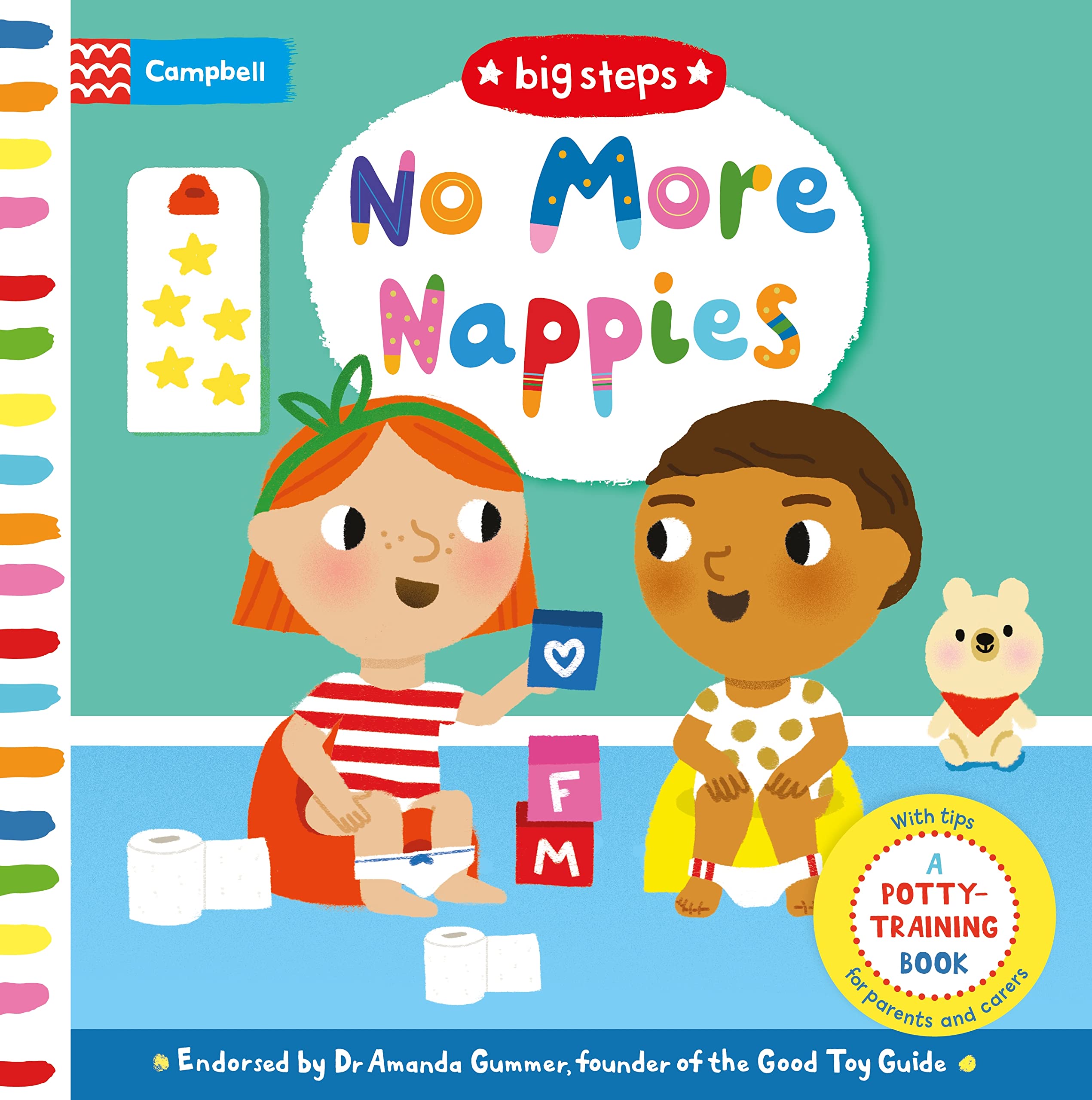 Campbell Books No More Nappies: A Potty-Training Book | Board Book | Ages 2-3