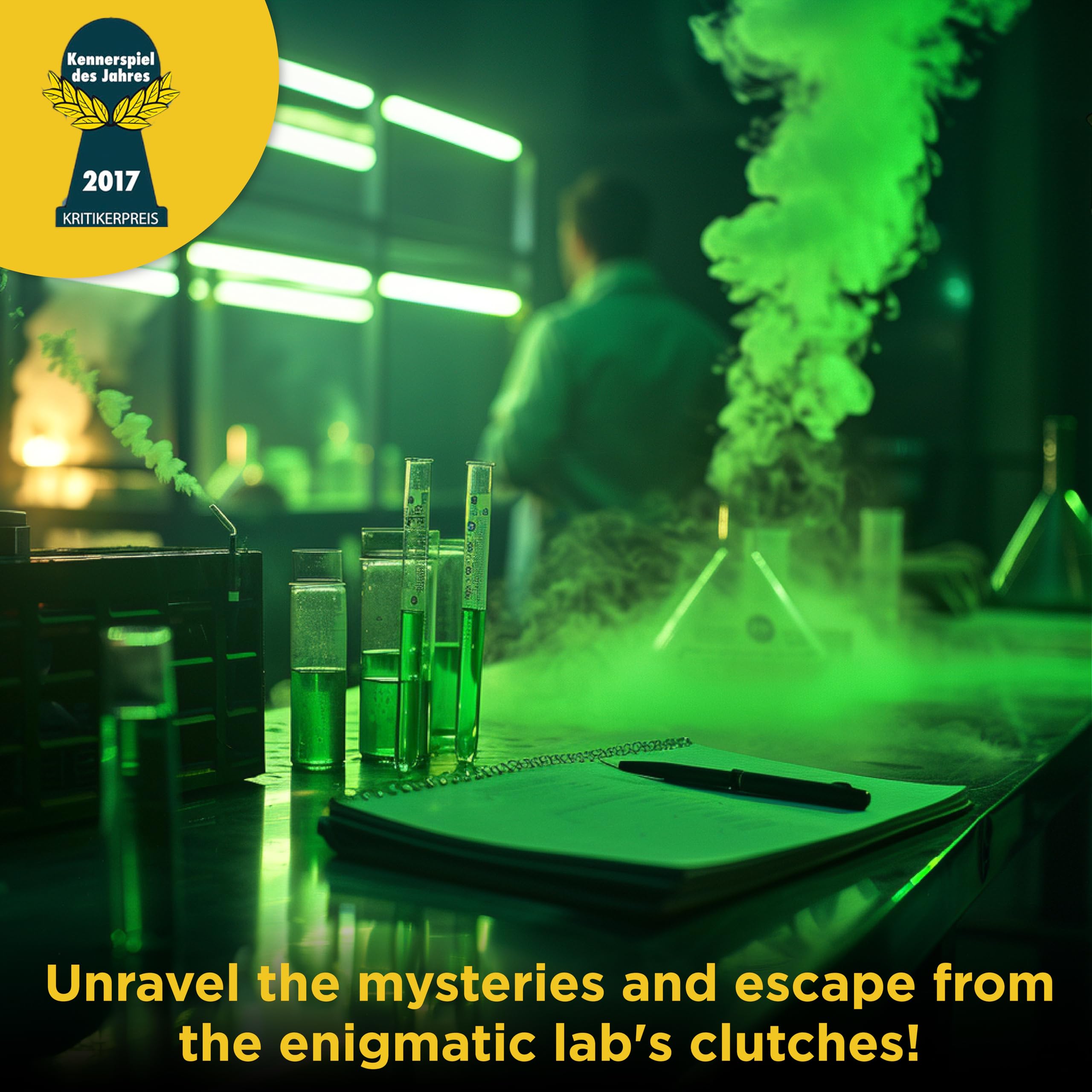 Thames & Kosmos EXIT: The Secret Lab Escape Room Card Game 12