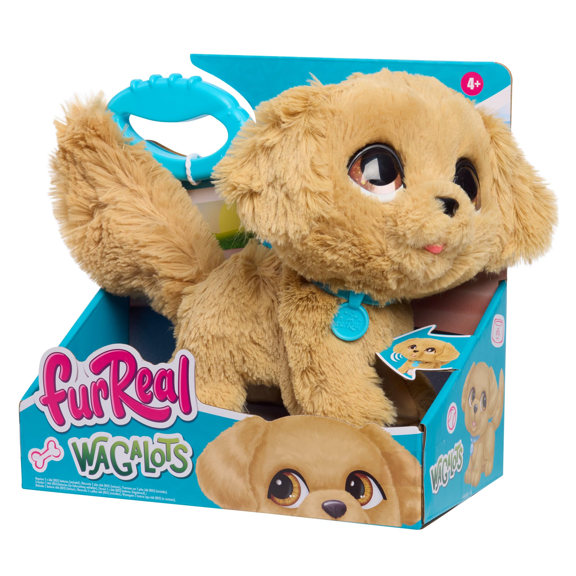 furReal Wag-A-Lots Golden Retriever - Interactive Electronic Pet Toy for Kids Ages 4+ 1