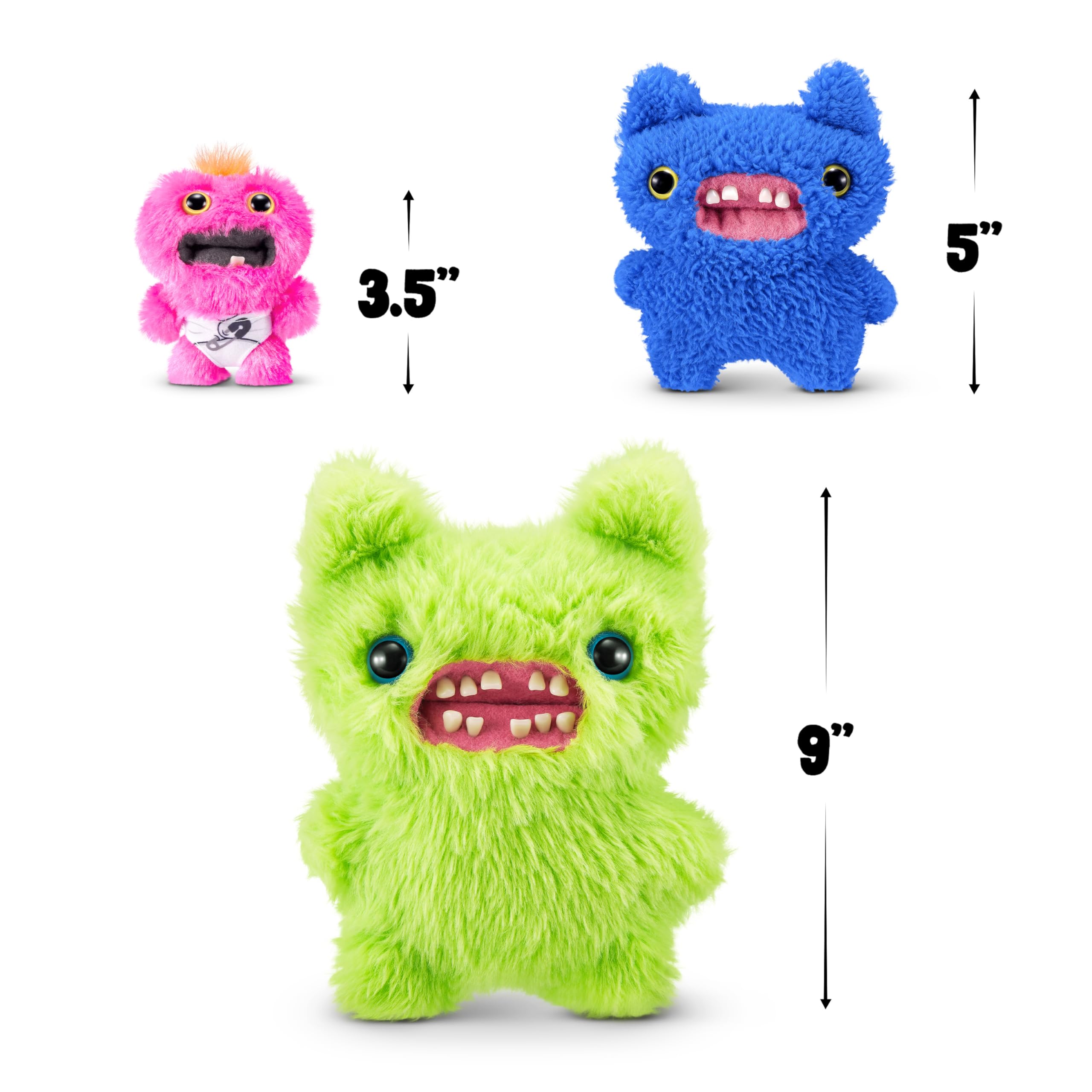 Fuggler Fugg Family by ZURU - Funny Ugly Monster Plush Collectible (Screech) 3