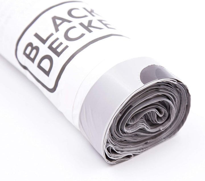 BLACK+DECKER 30L Drawstring Bin Liners 20 Pack - White