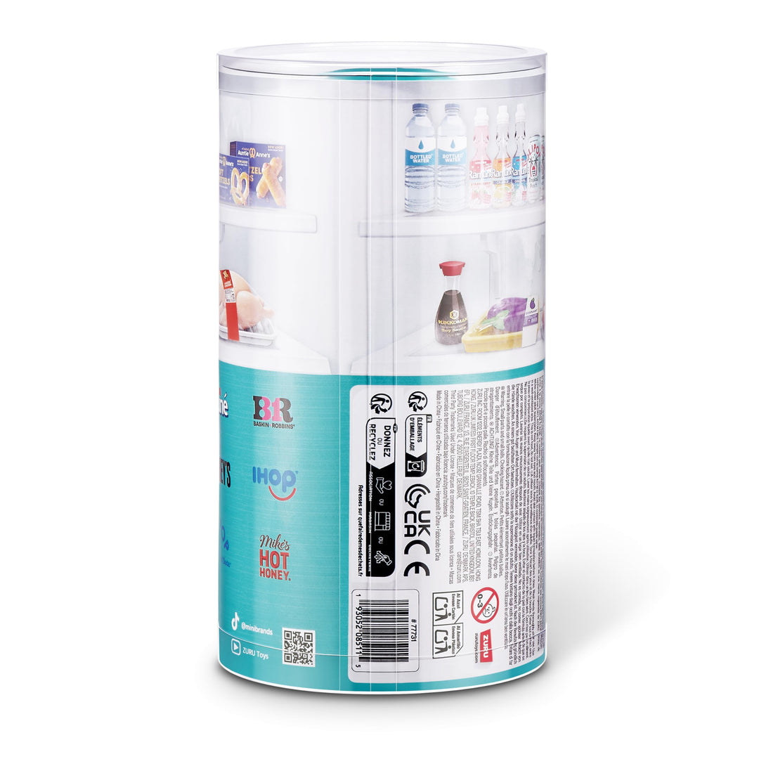 Mini Brands Fill The Fridge Series 2 PACK by ZURU - Collectible Miniature Food Toys for Kids 8+