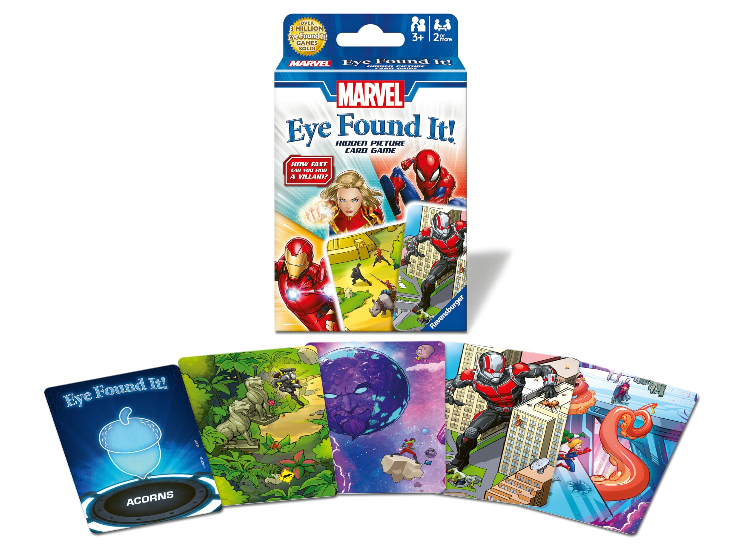 Ravensburger Marvel Eye Found It Card Game for Kids Age 3+ 1