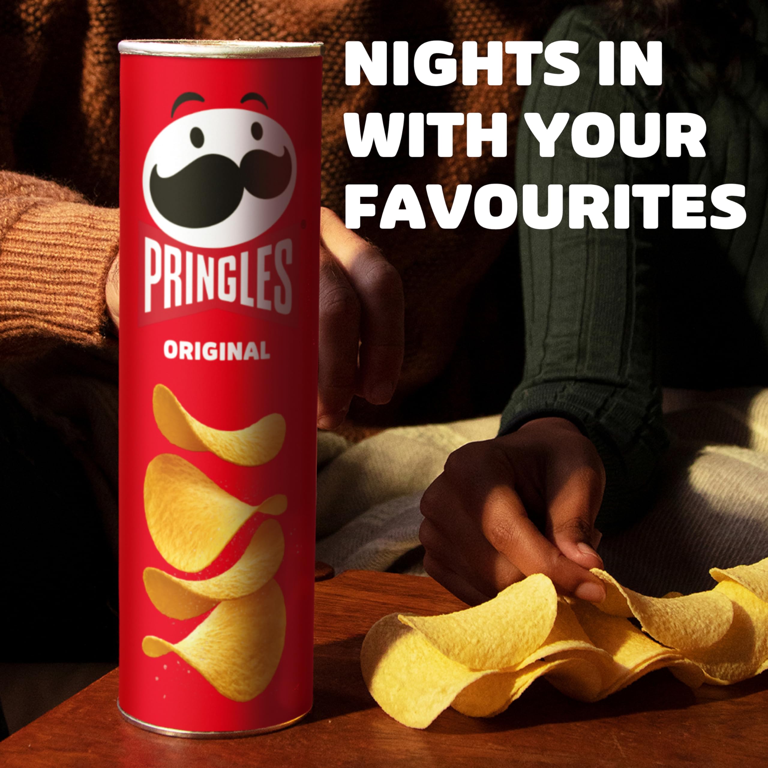 Pringles Original Crisps - Light, Crisp, Salty Snack | 185g Tube