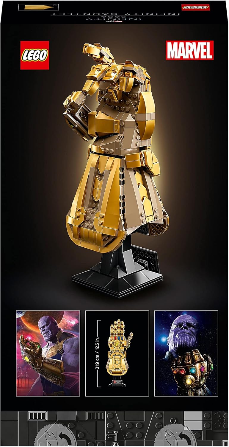 LEGO Marvel Infinity Gauntlet 76191 - Collectible Thanos Glove Building Set for Adults