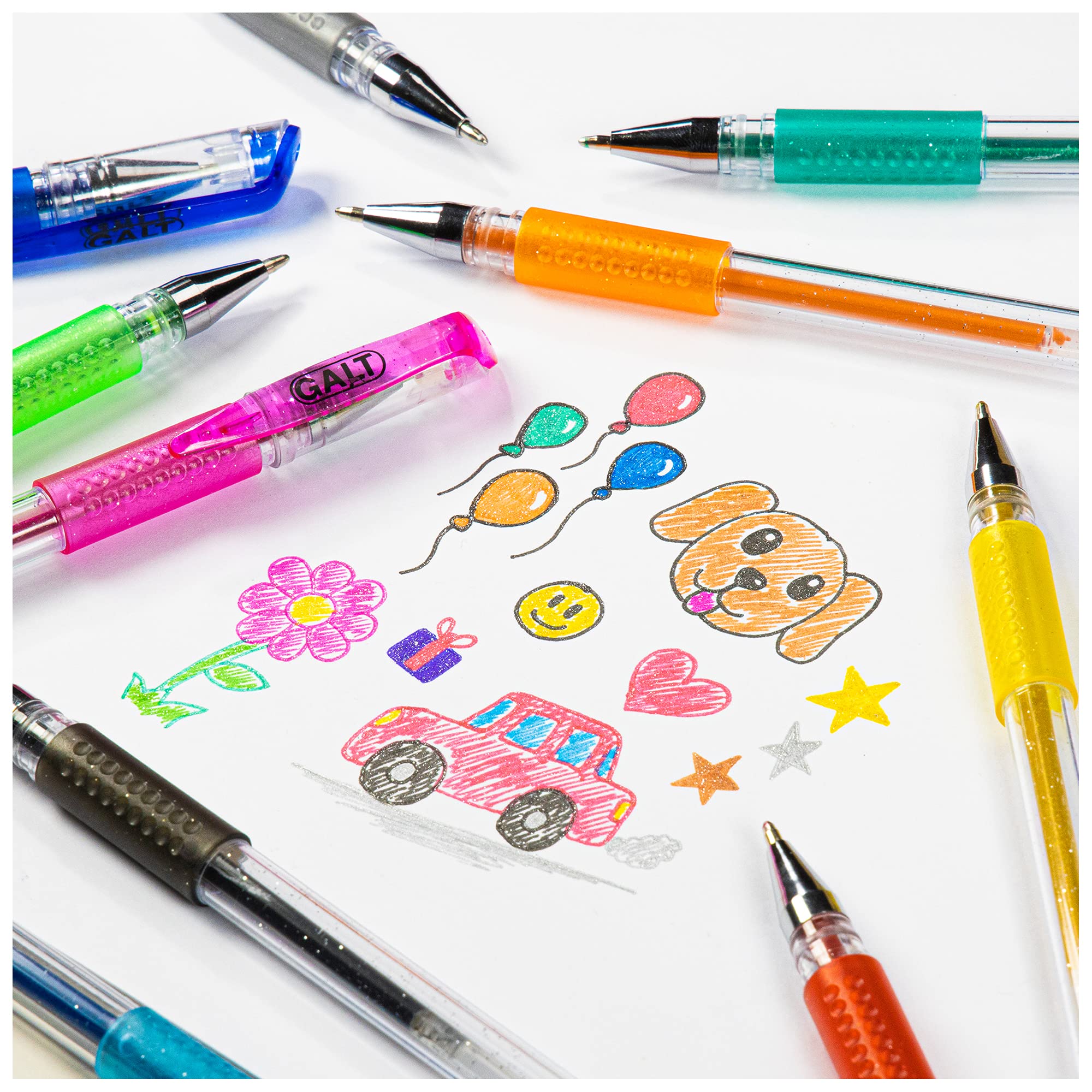 Galt Toys 12 Glitter Gel Pens Set | Scented Ink | Ages 6+ 4