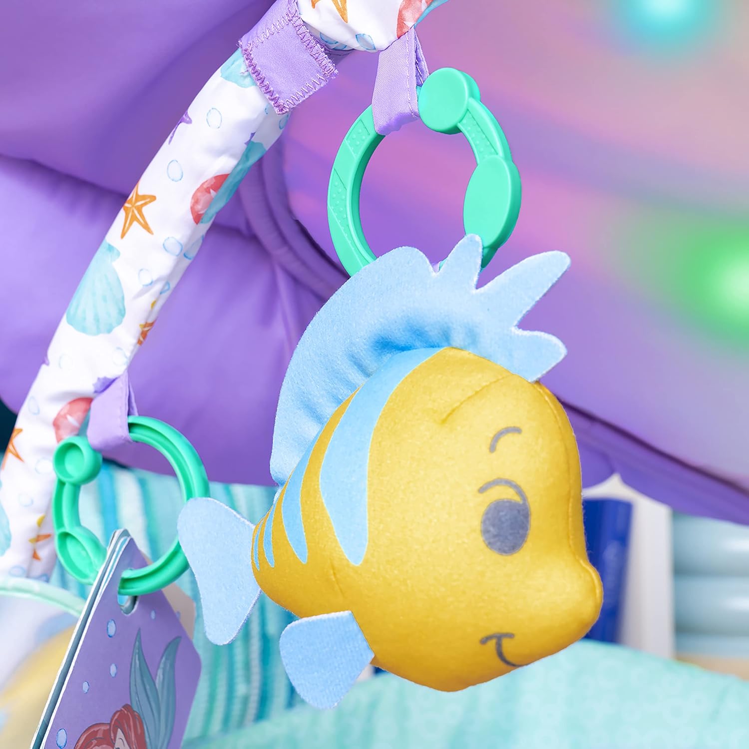 Bright Starts Disney Baby The Little Mermaid Twinkle Trove Light-Up Musical Gym 5