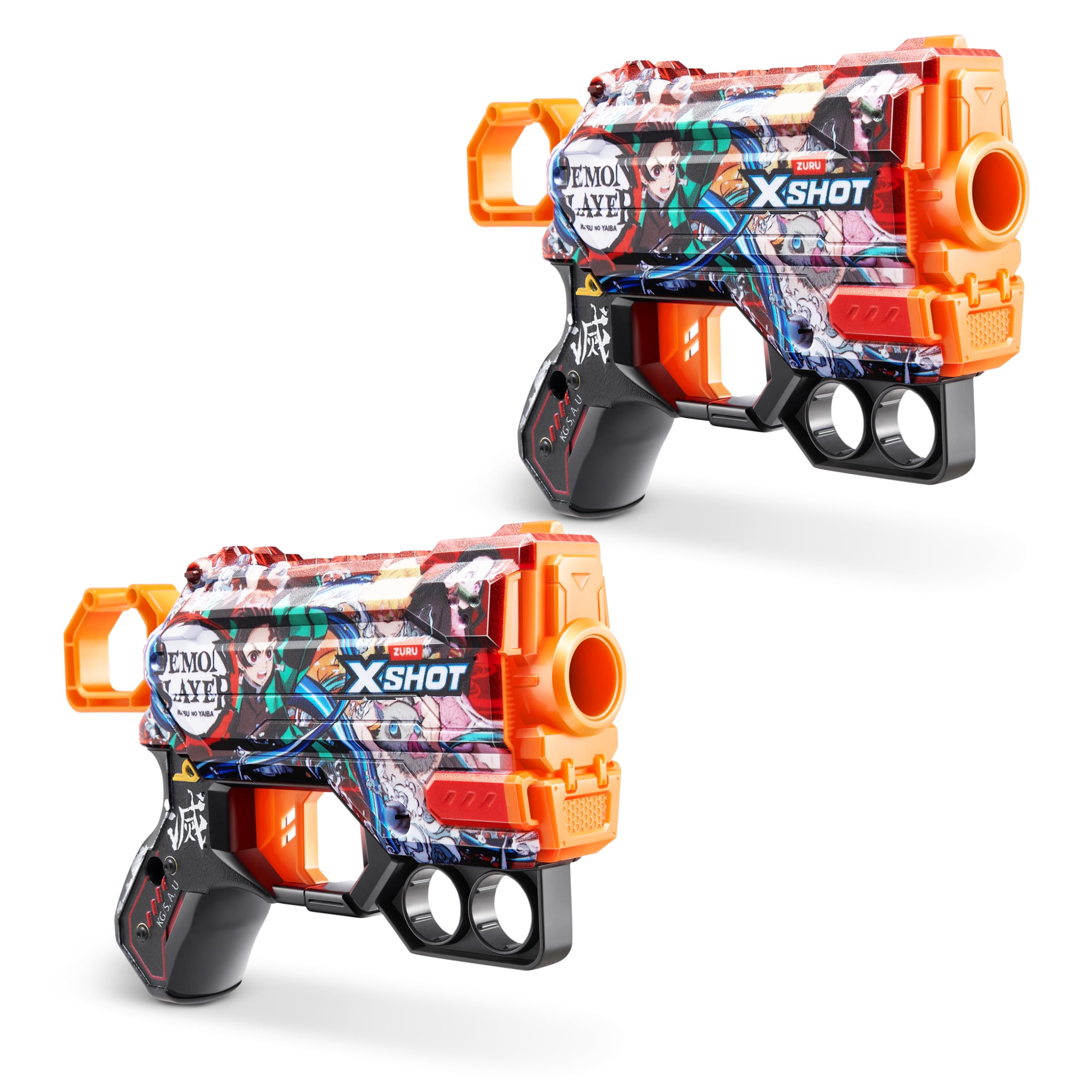 XSHOT Skins Menace Foam Blaster - 2 Blasters & 16 Darts with Air Pocket Technology 5
