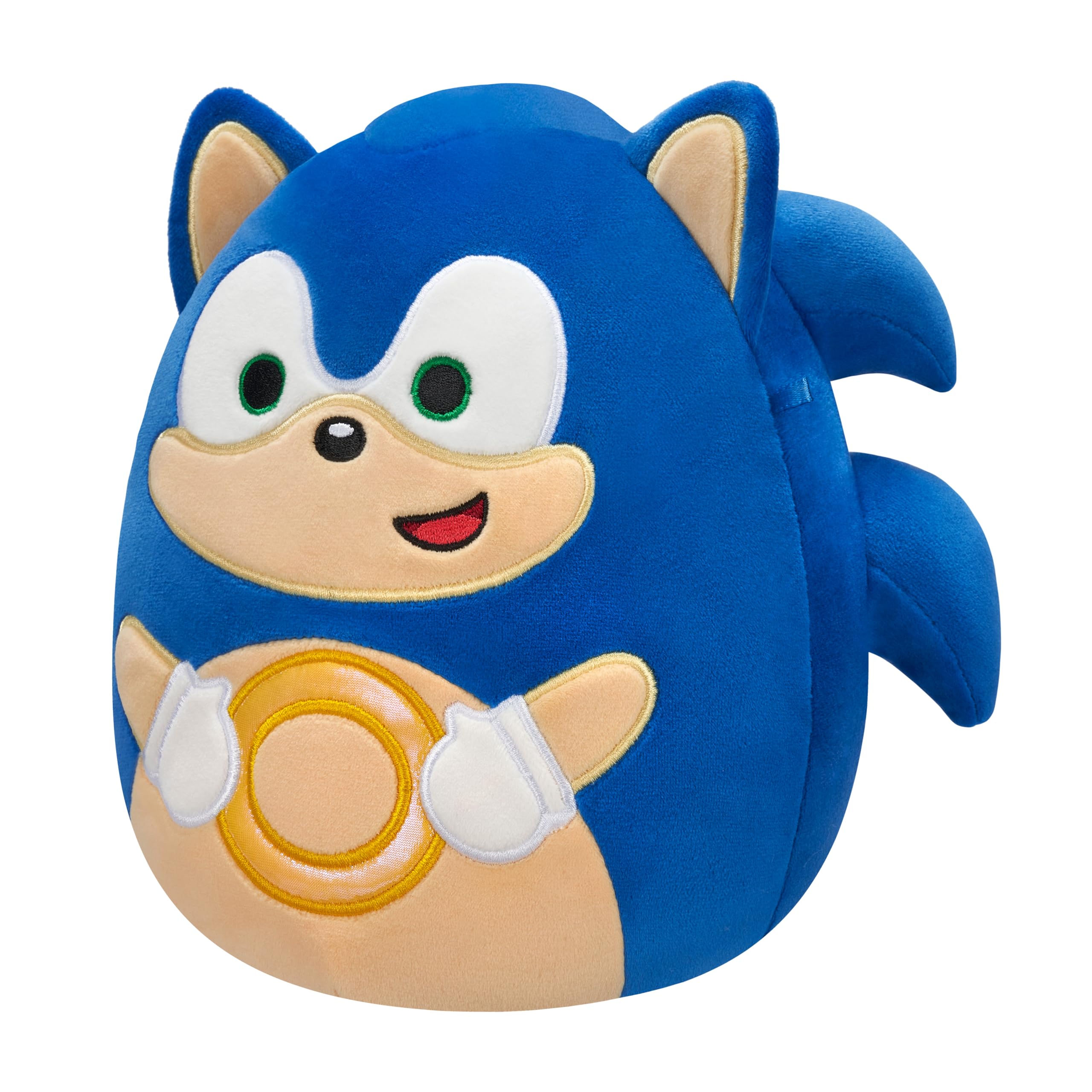 Squishmallows 8-inch Sonic the Hedgehog Plush - Holding Gold Rings, Official SEGA Licensed 9