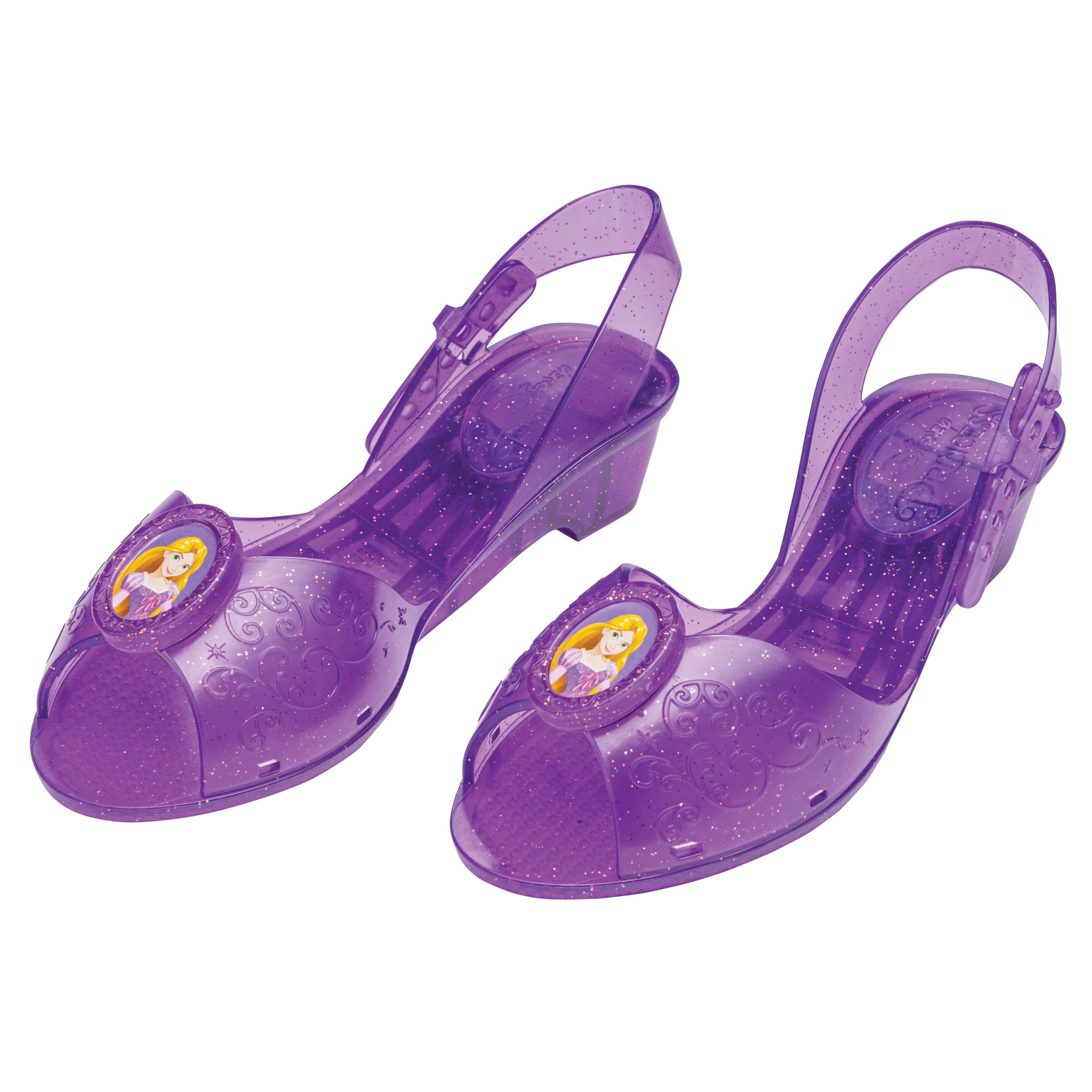 Disguise Disney Princess Rapunzel Jelly Shoes for Kids - Official Licensed Accessory | One Size 1