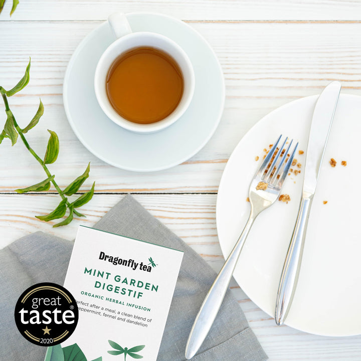 Dragonfly - Mint Garden Digestif Tea Organic | 80 Plastic-Free Tea Bags