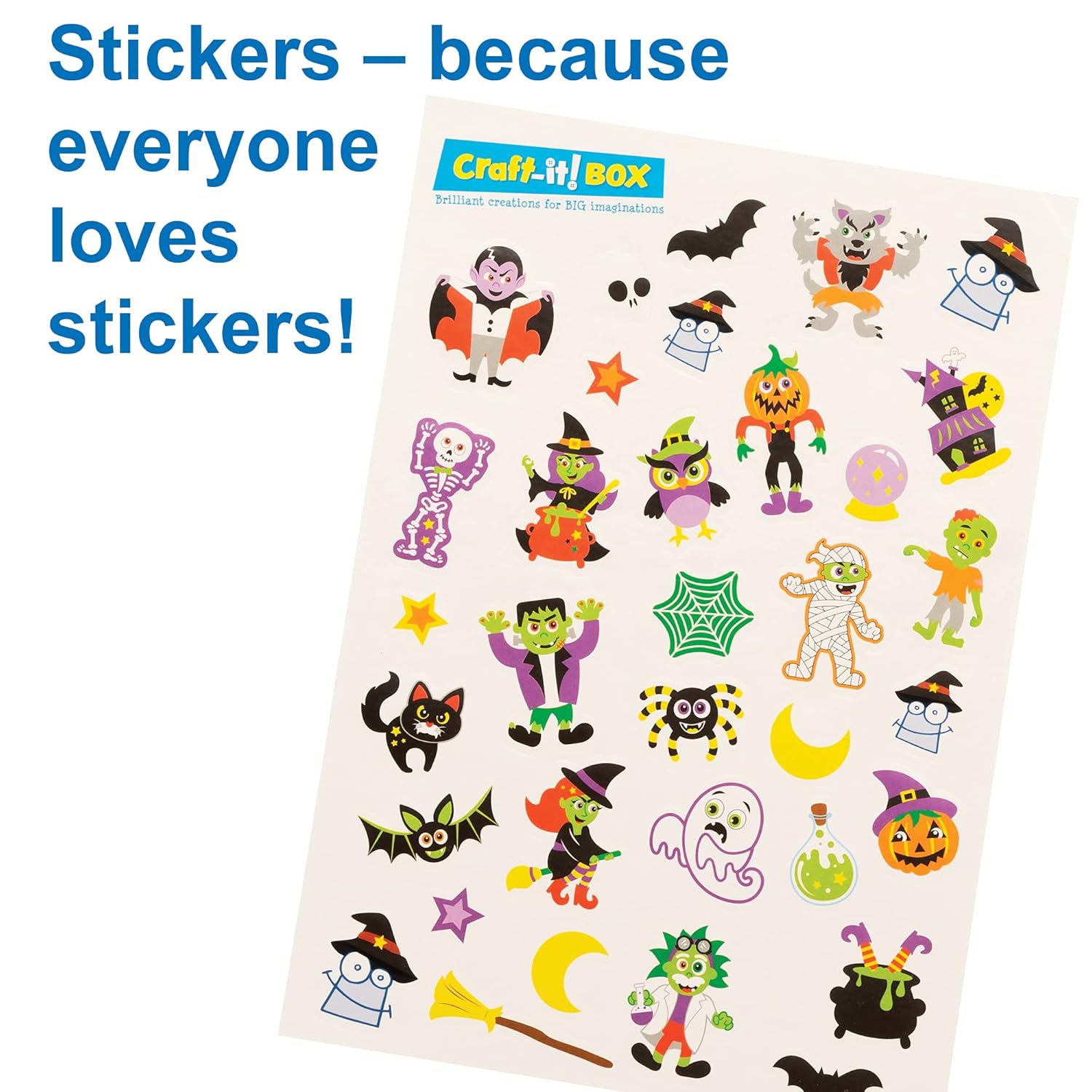 Baker Ross CBS024 Halloween Craft-It! Box - Creative Arts & Crafts Kit for Kids Ages 3-9 2