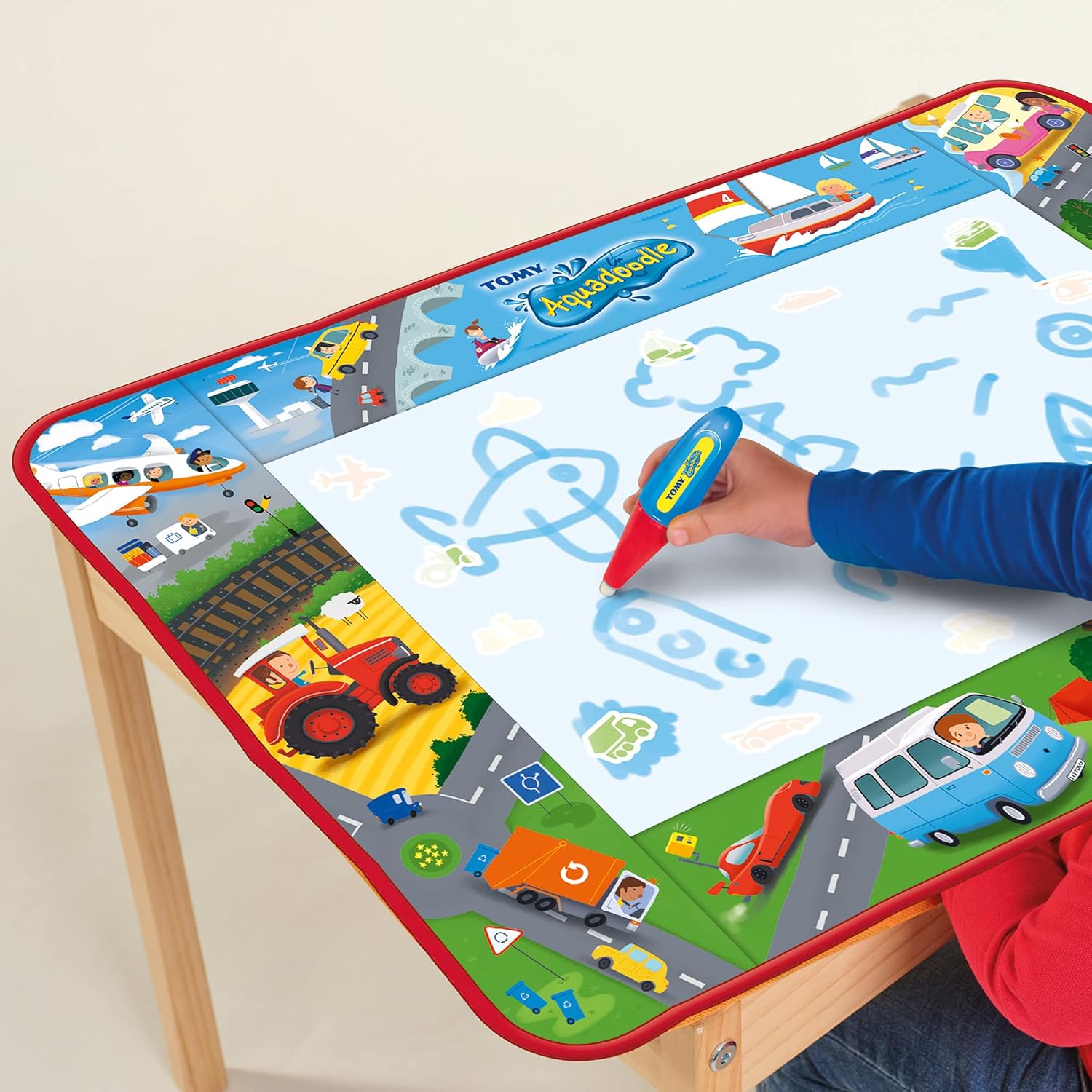 Aquadoodle Vehicle Adventure Doodle Mat - Mess-Free Water Drawing Toy for Toddlers 2