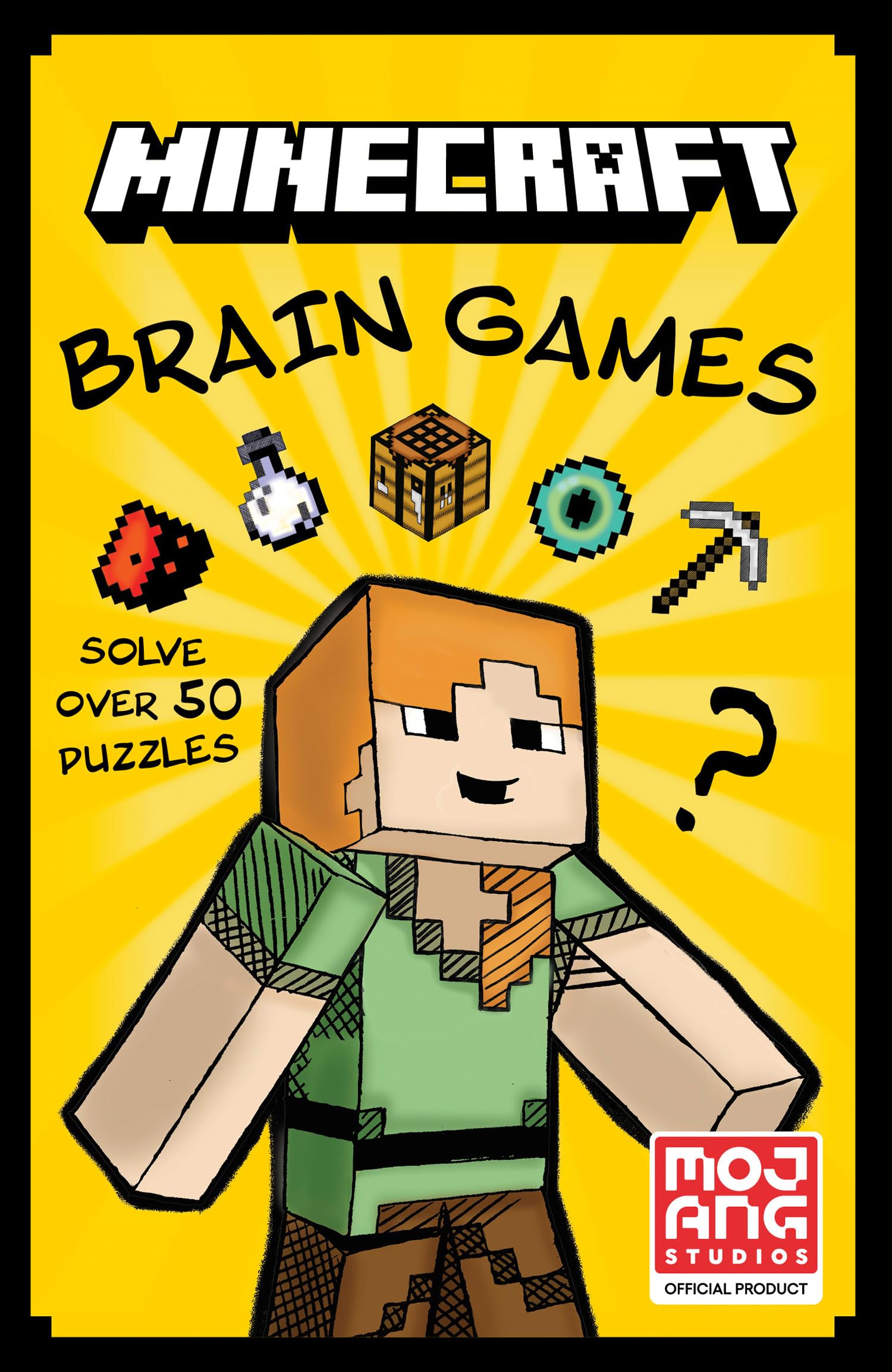 Minecraft Brain Games: An Official Illustrated Children's Puzzle Book [Paperback] 1