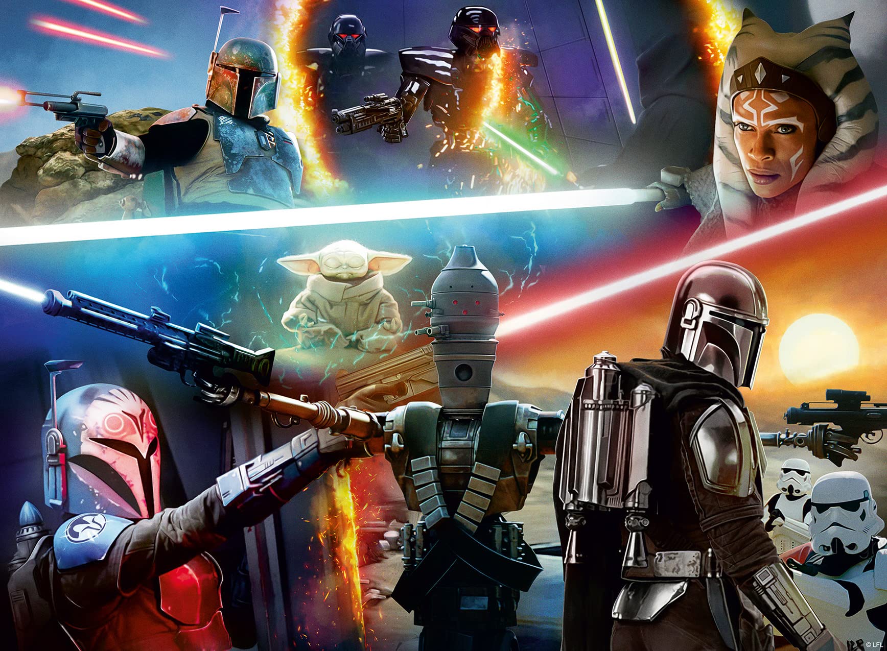 Ravensburger Star Wars The Mandalorian 300 Piece Jigsaw Puzzle - XXL Large Pieces for Kids 9 Years and Up 14