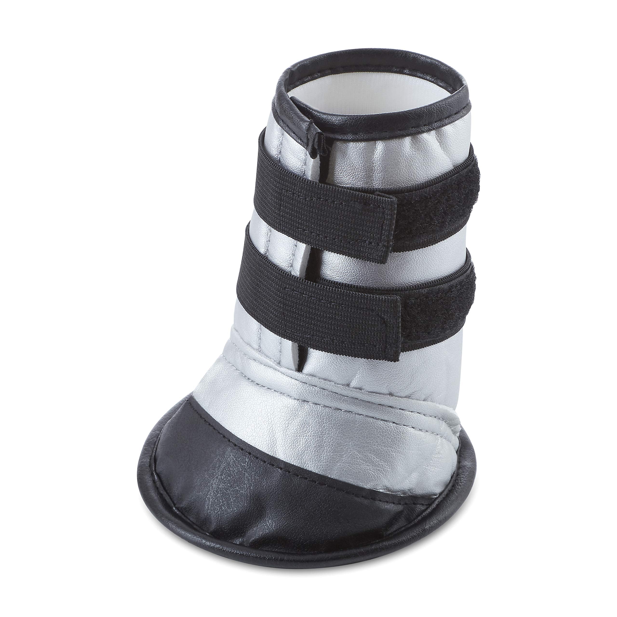 Mikki Dog Boot - Protects Injured Paws | Size 3 | Black/Silver